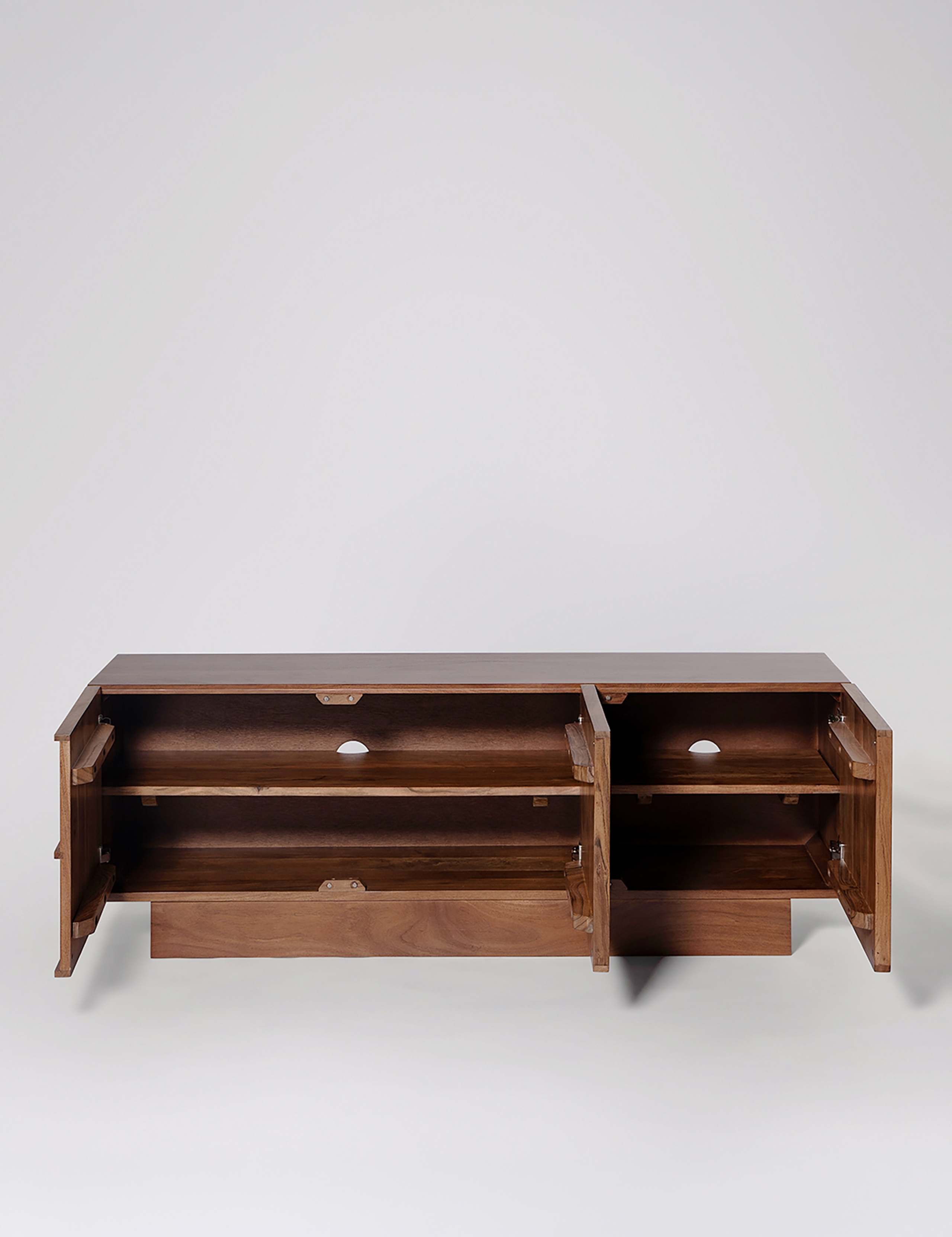 Sandon Acacia Wood TV Unit 2 of 5