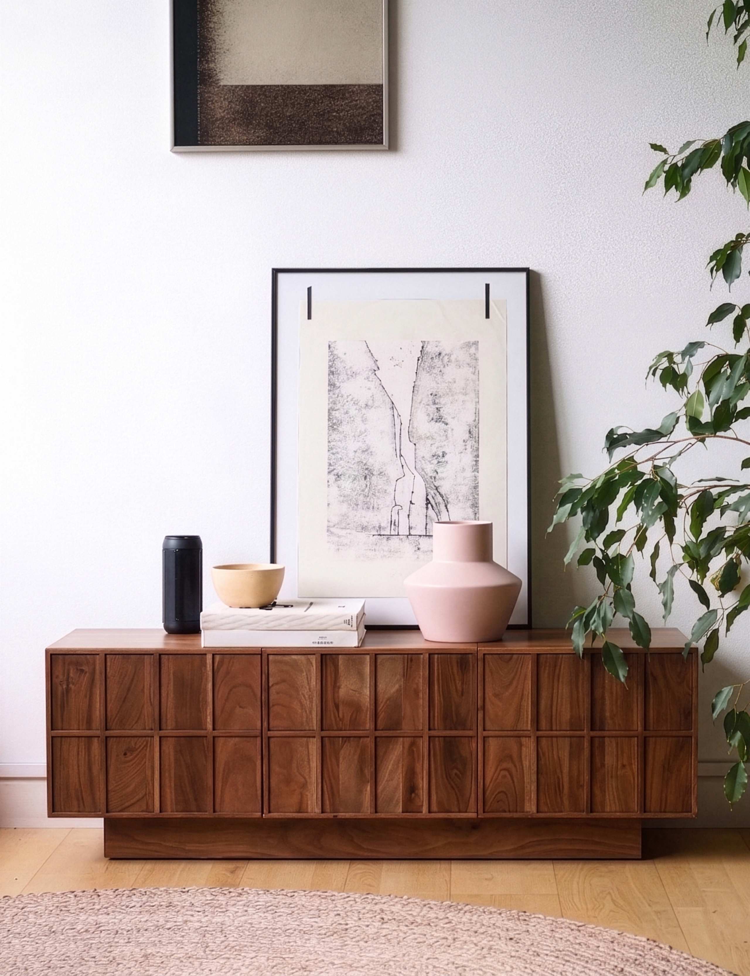 Sandon Acacia Wood TV Unit 4 of 5