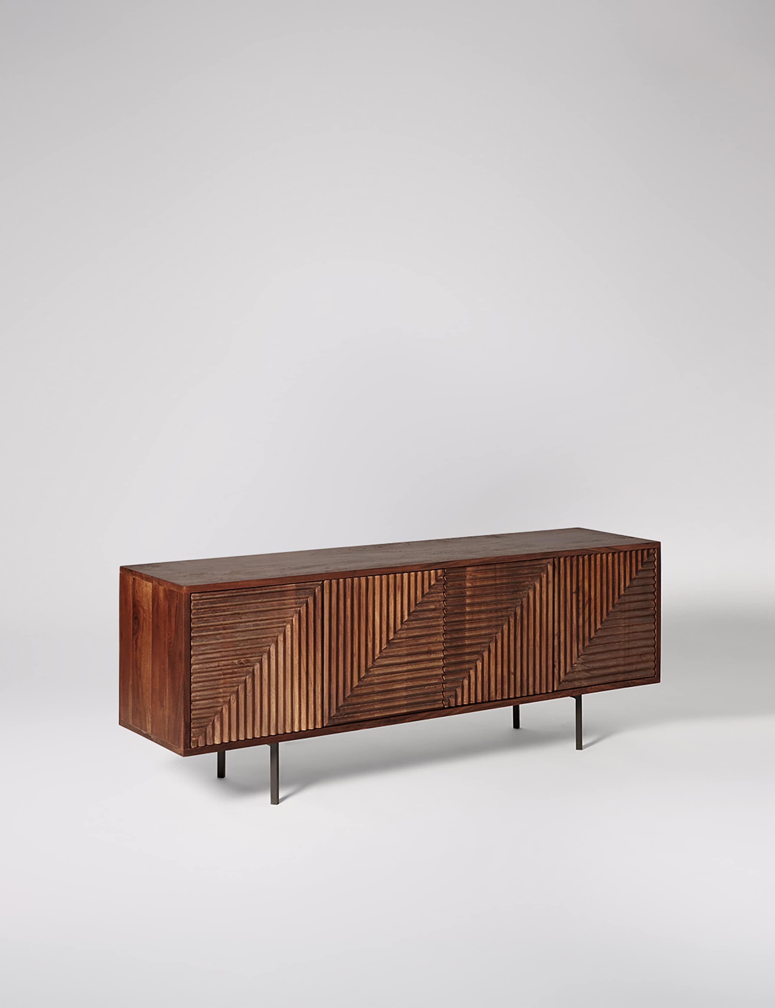Seville Acacia Wood TV Unit 2 of 6