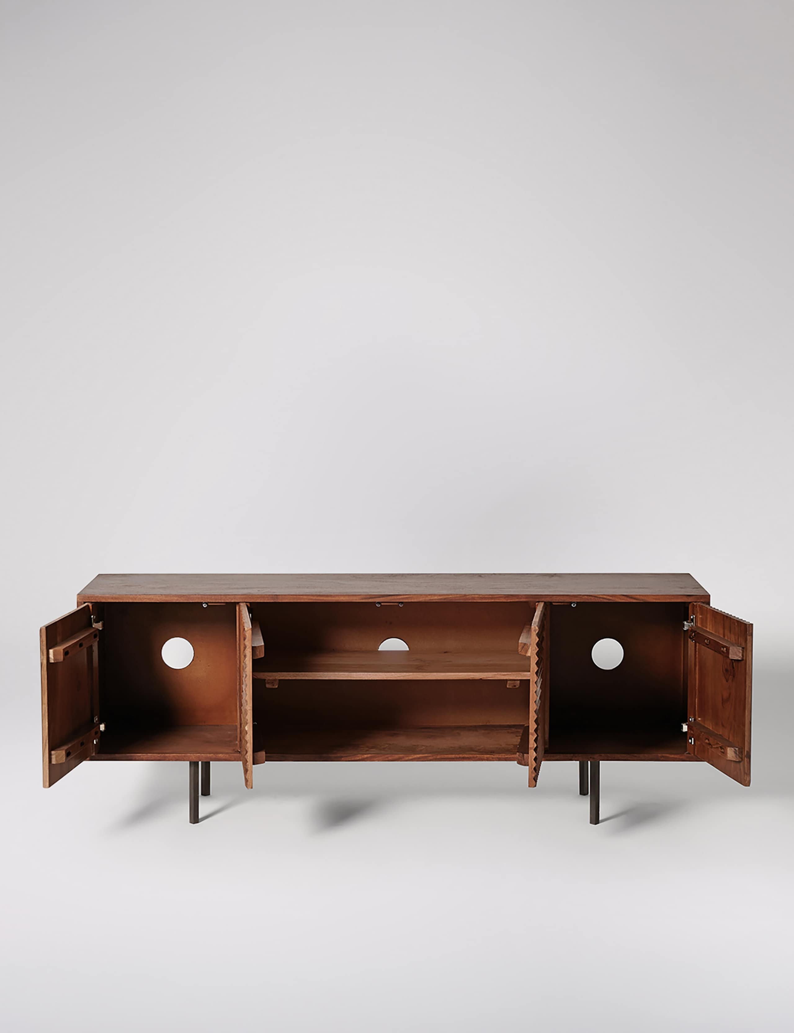 Seville Acacia Wood TV Unit 3 of 6