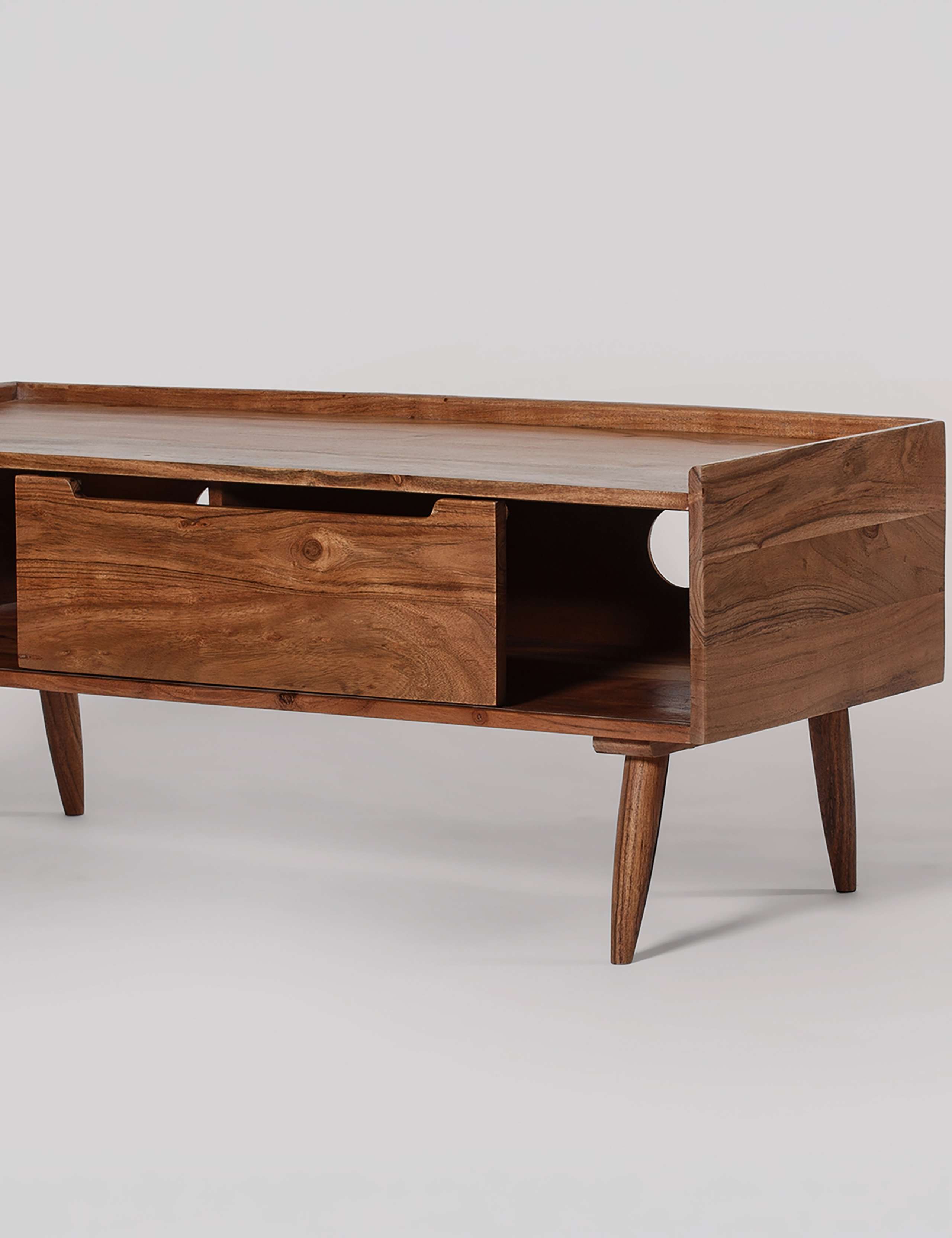 Southwark Acacia Wood 1 Door Media Unit 3 of 5