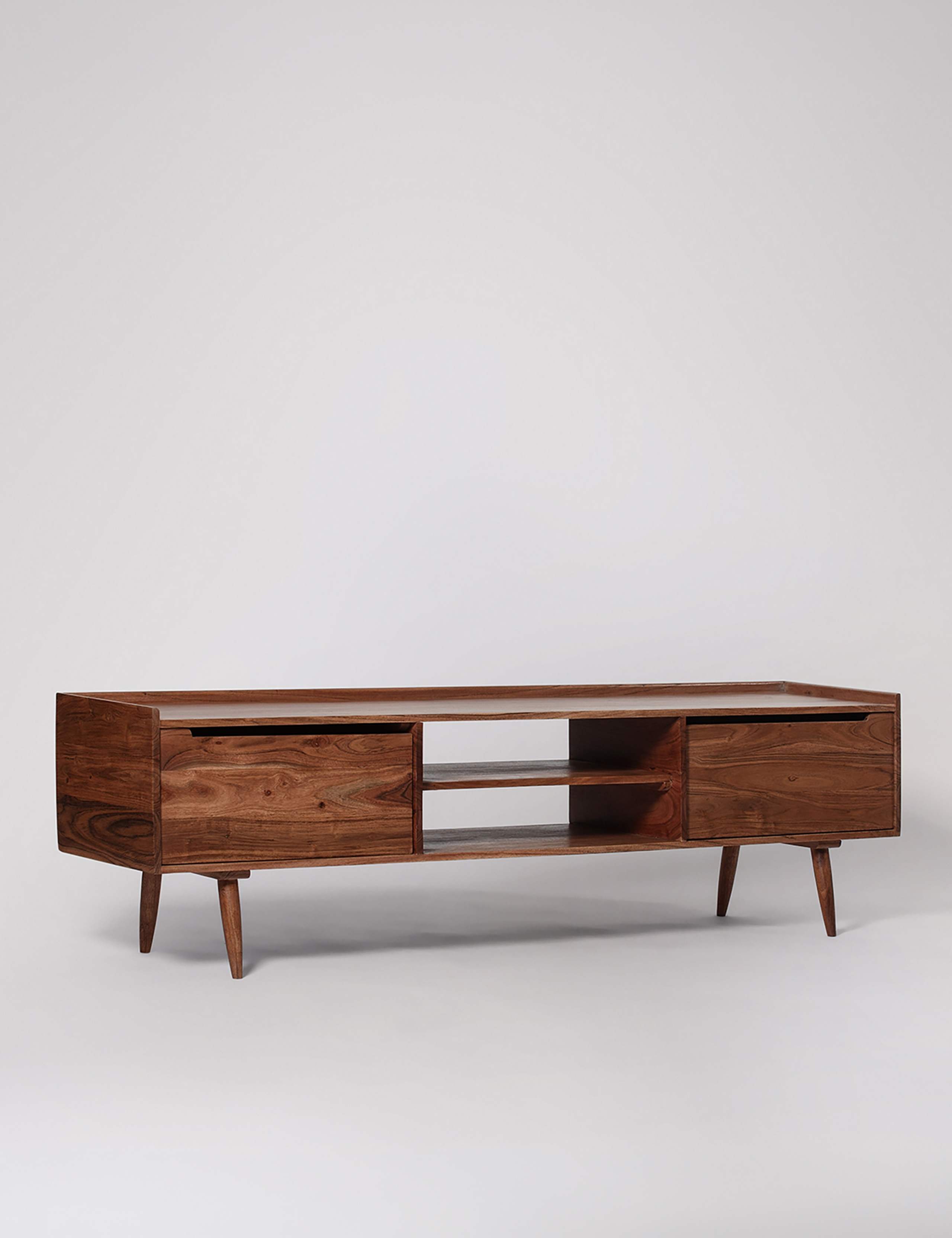 Southwark Acacia Wood 2 Door Media Unit 2 of 6