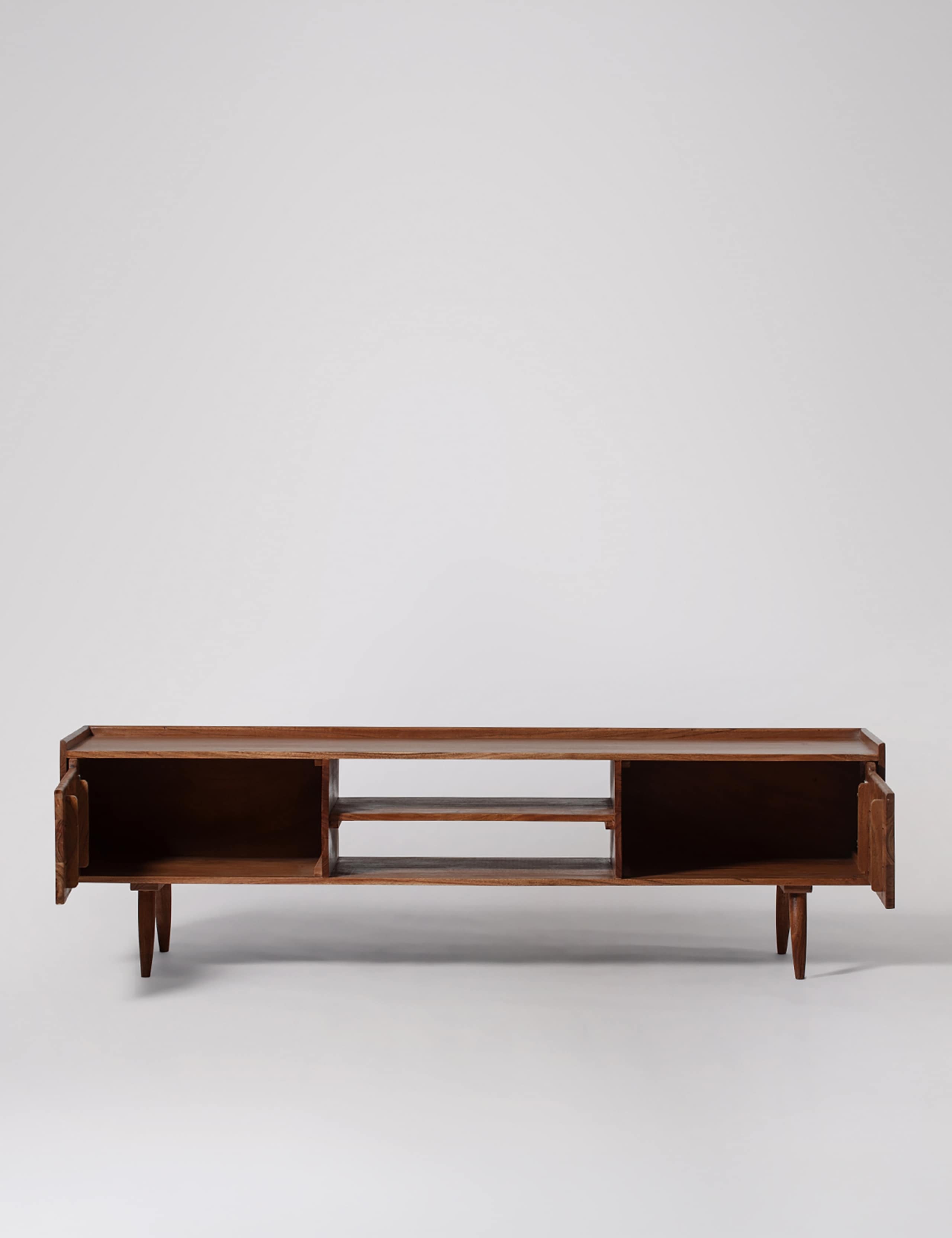Southwark Acacia Wood 2 Door Media Unit 3 of 6