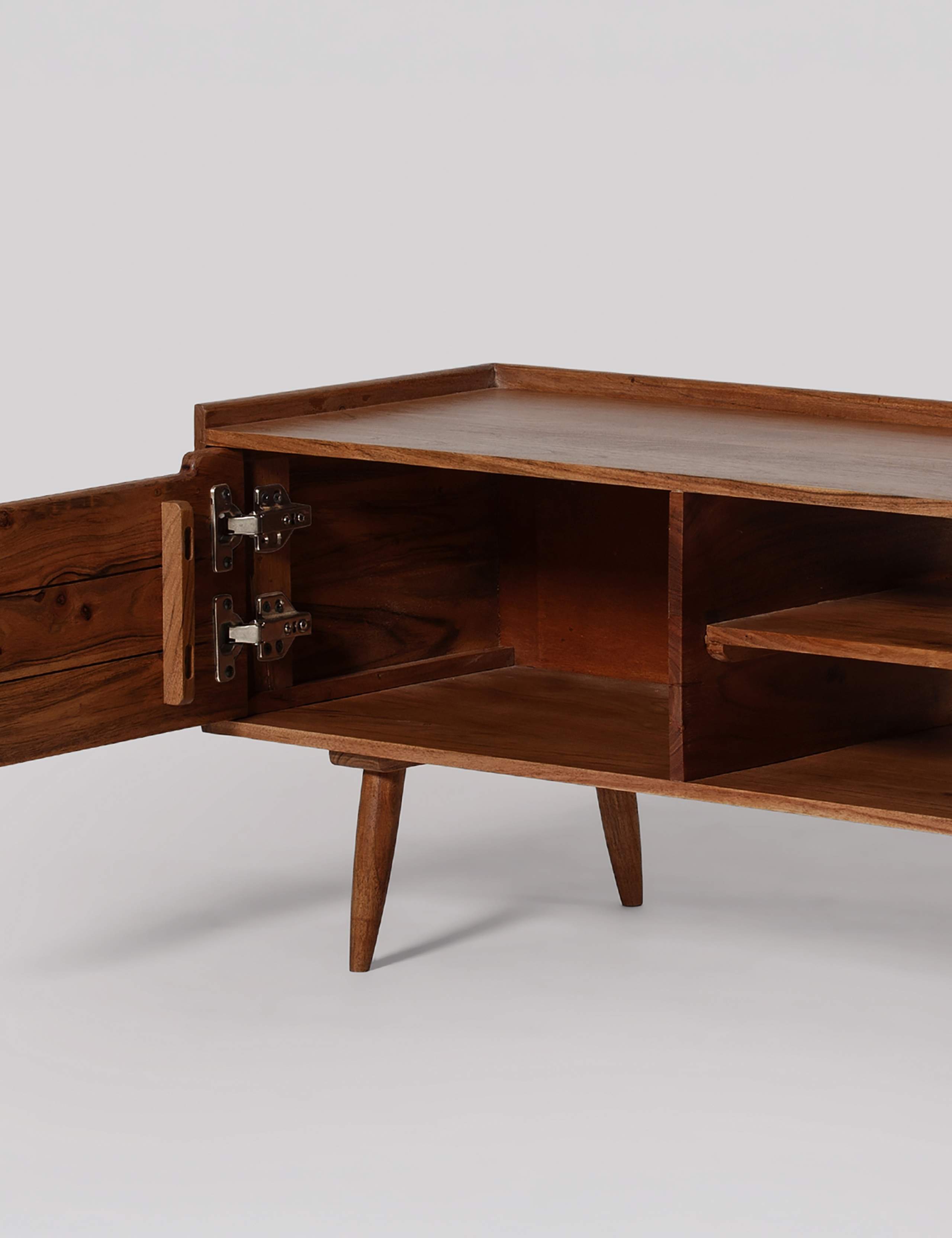 Southwark Acacia Wood 2 Door Media Unit 4 of 6
