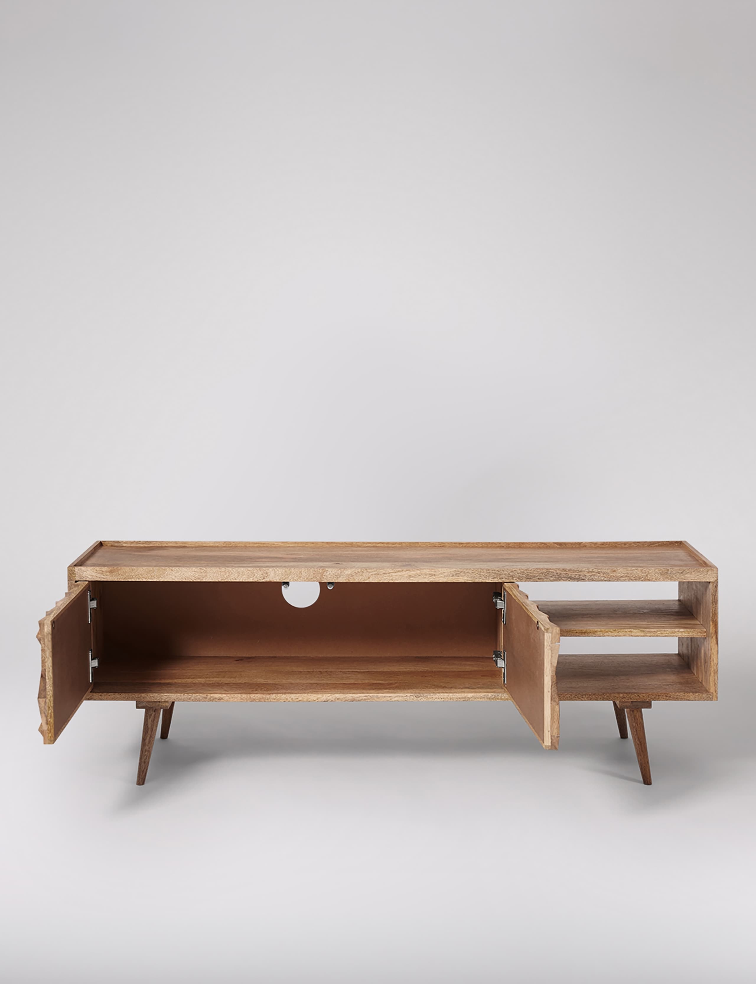 Terning Mango Wood 2 Door Media Unit 3 of 6