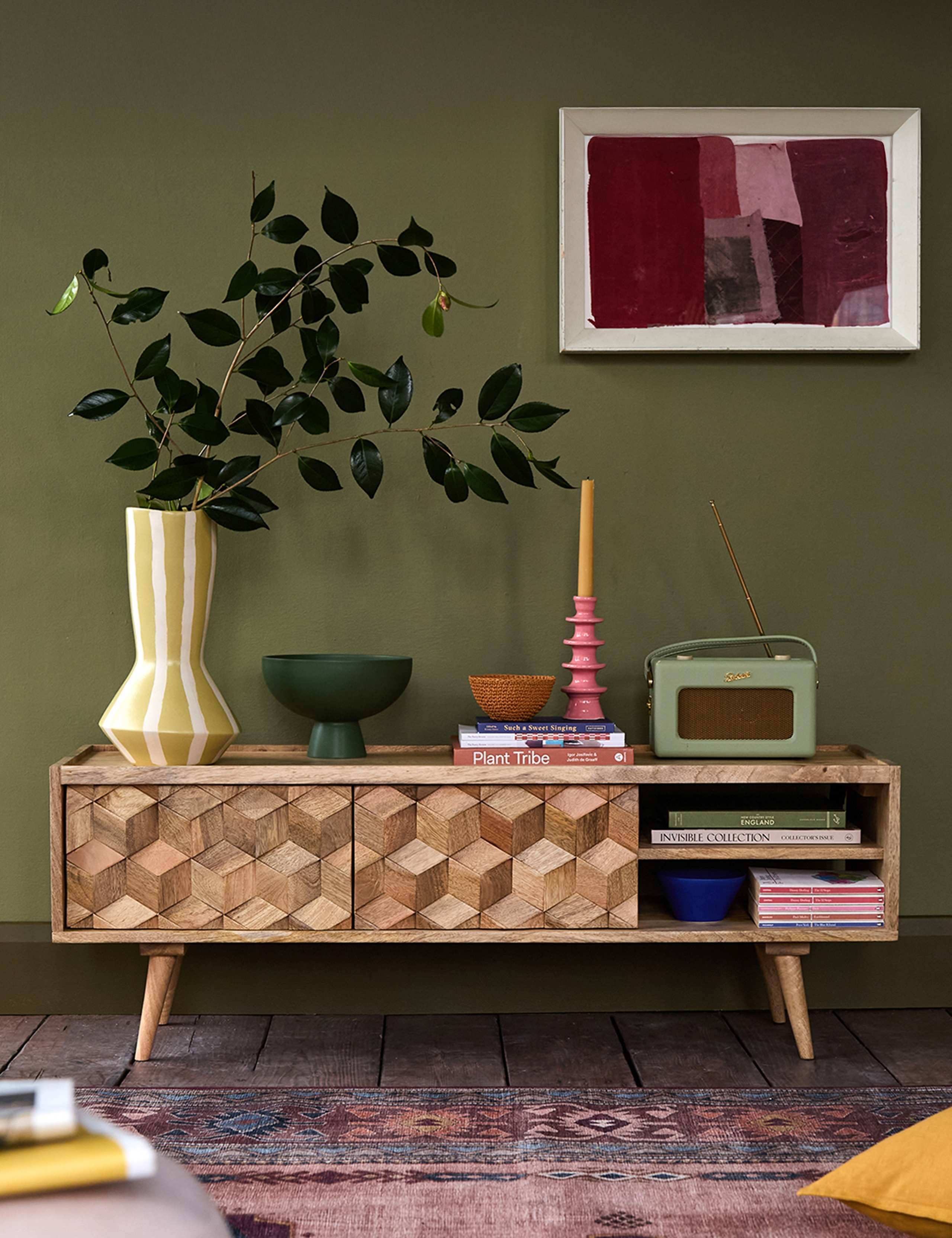 Terning Mango Wood 2 Door Media Unit 5 of 6
