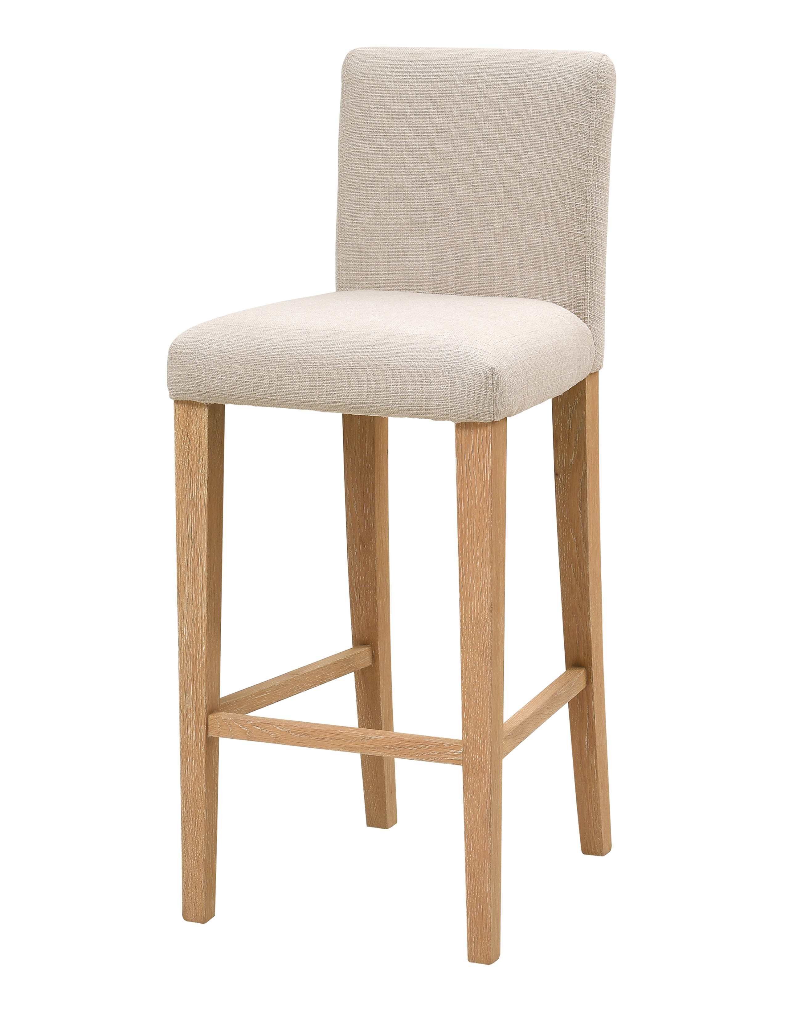 Alder Upholstered Fabric Bar Stool 2 of 6
