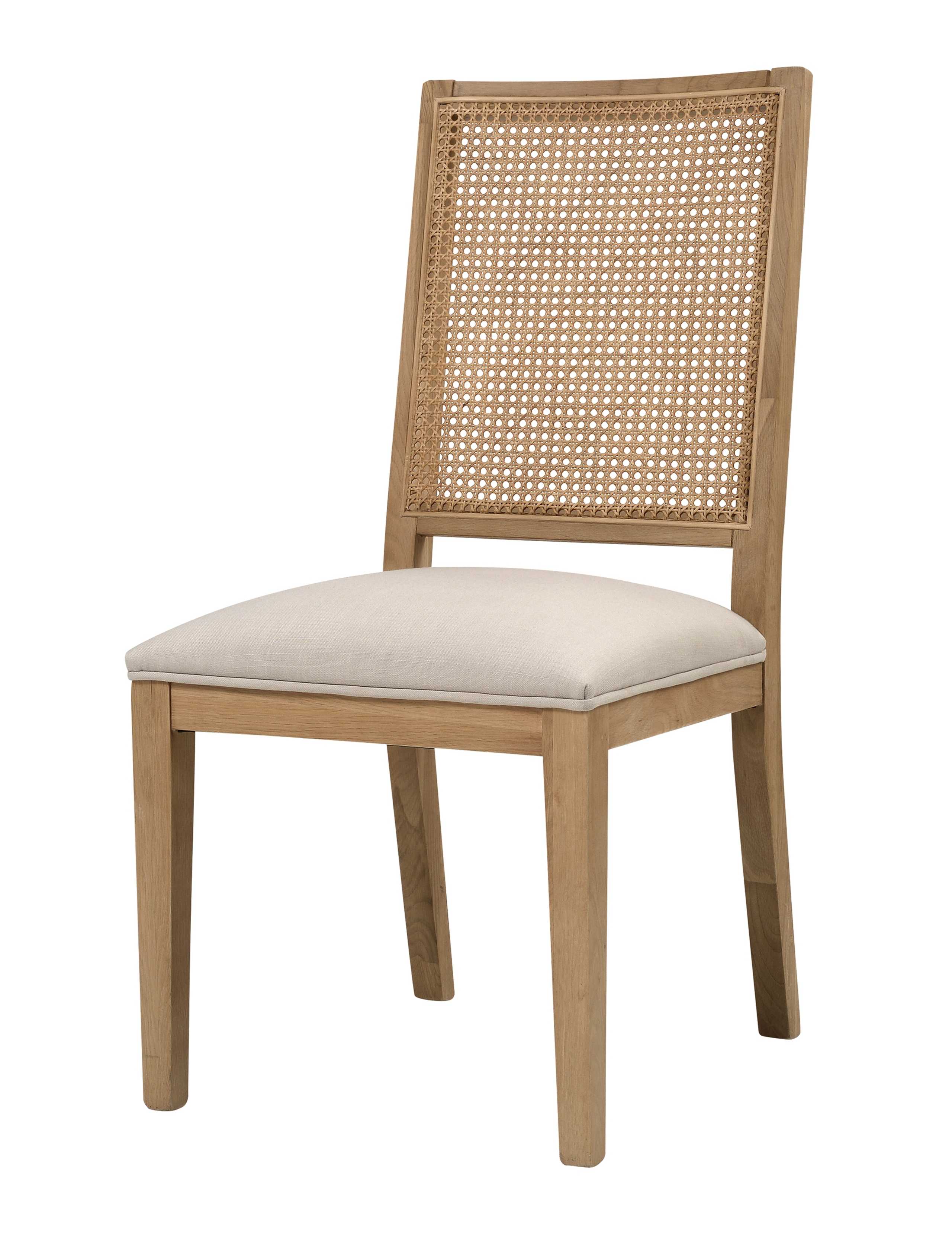 Set of 2 Elkstone Rattan Back Dining Chairs 2 of 7