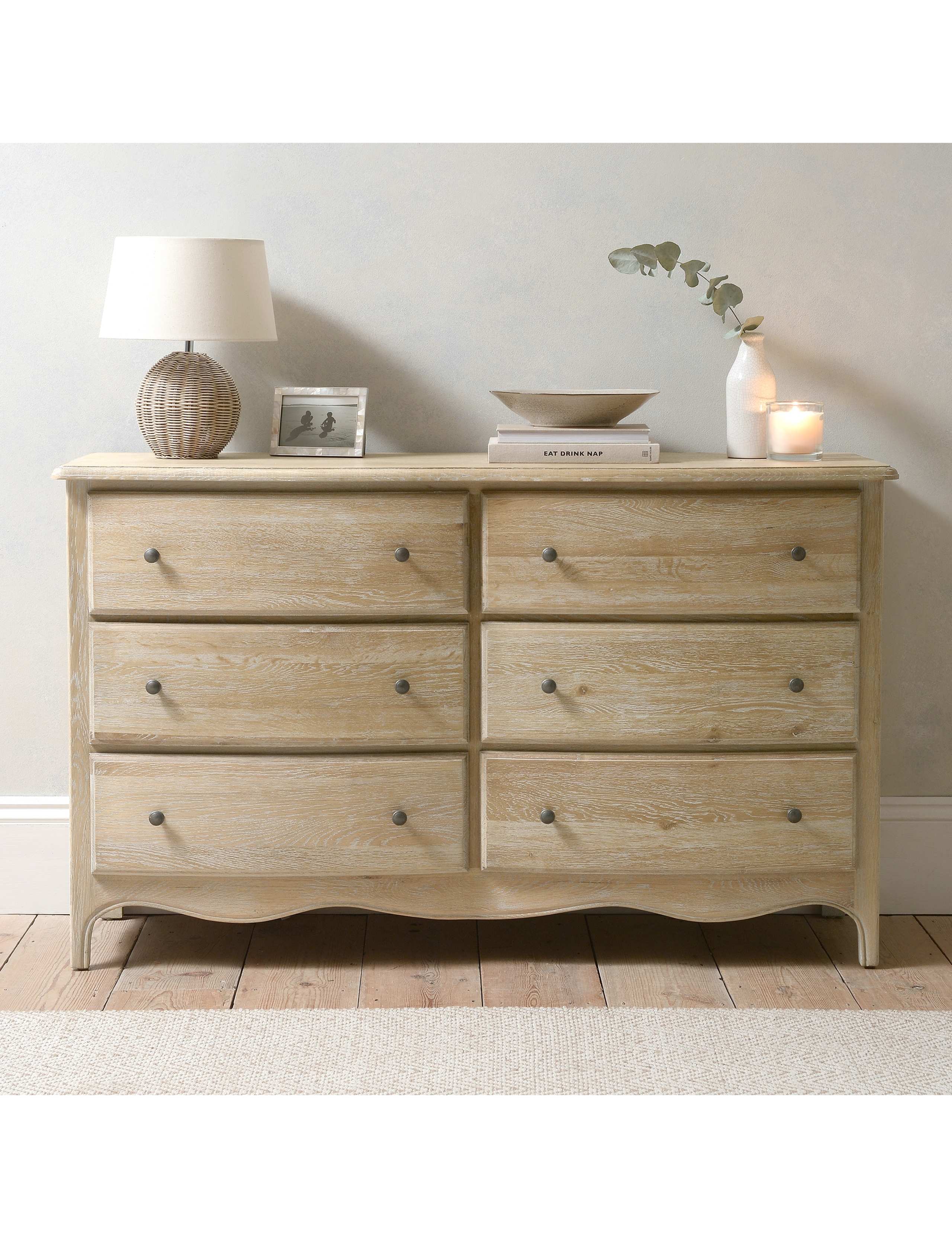 Camille Wide 6 Drawer Chest 4 of 7