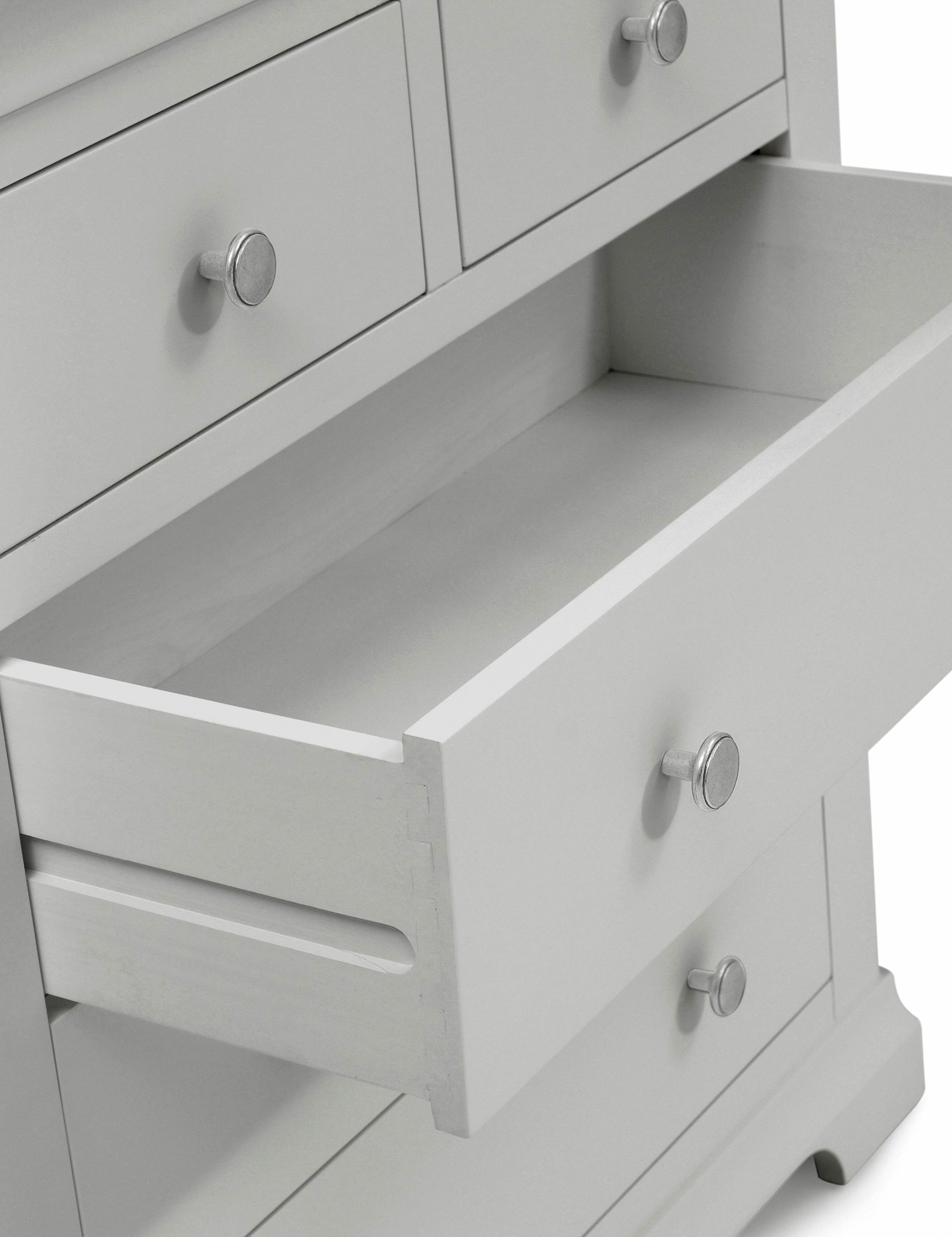 Chantilly White 5 Drawer Chest 5 of 8