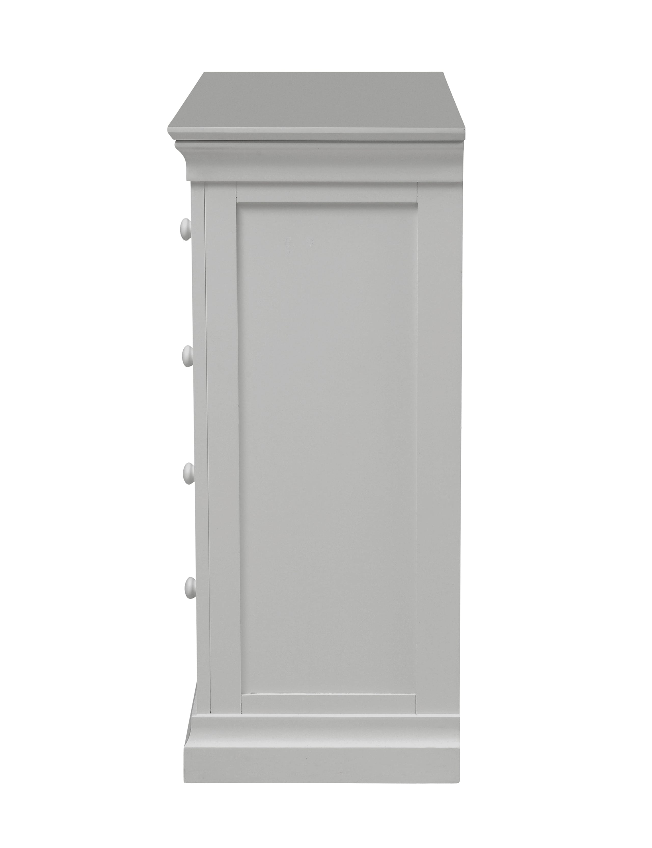 Chantilly White 5 Drawer Chest 8 of 8