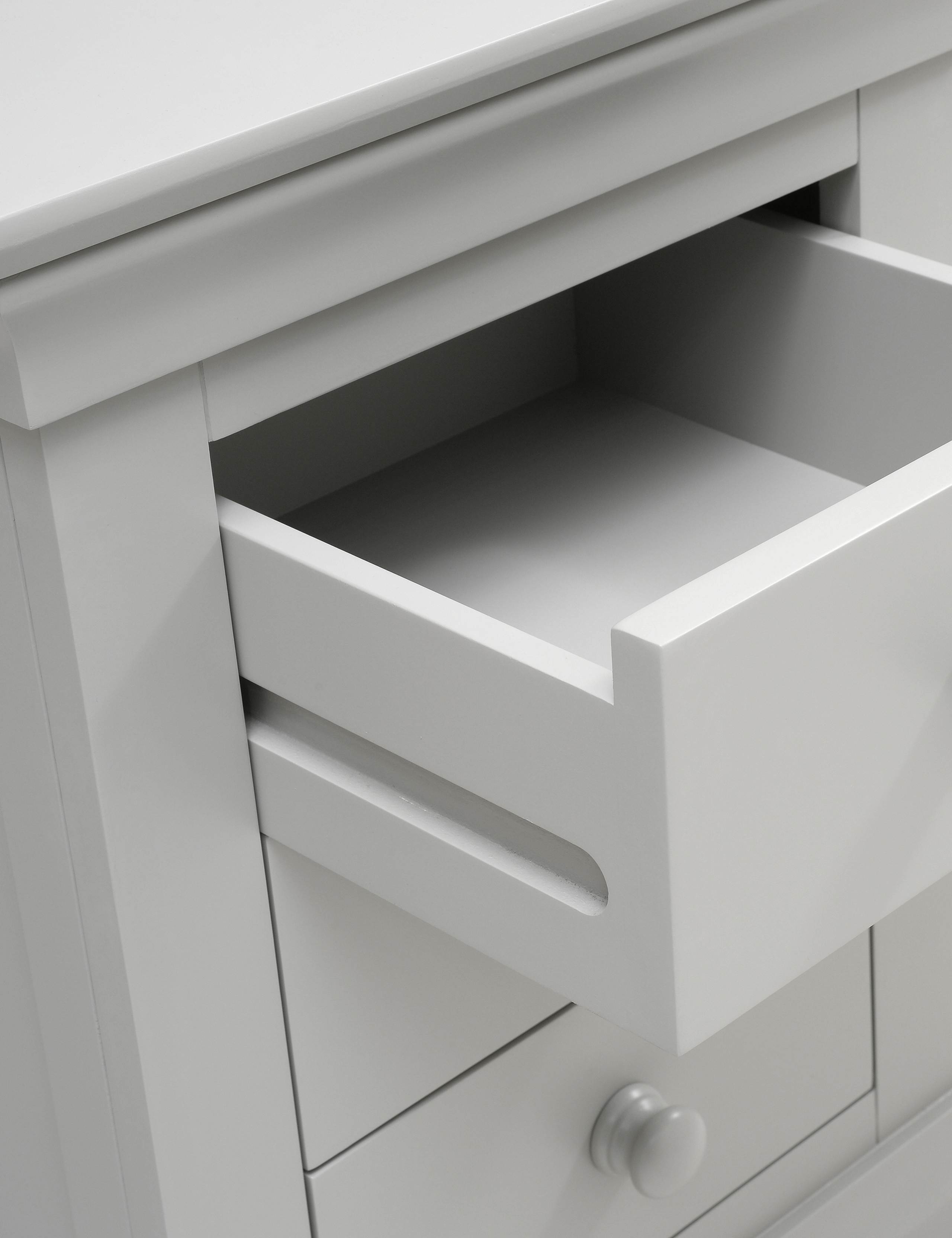 Chantilly 3 Drawer Bedside Table 5 of 7