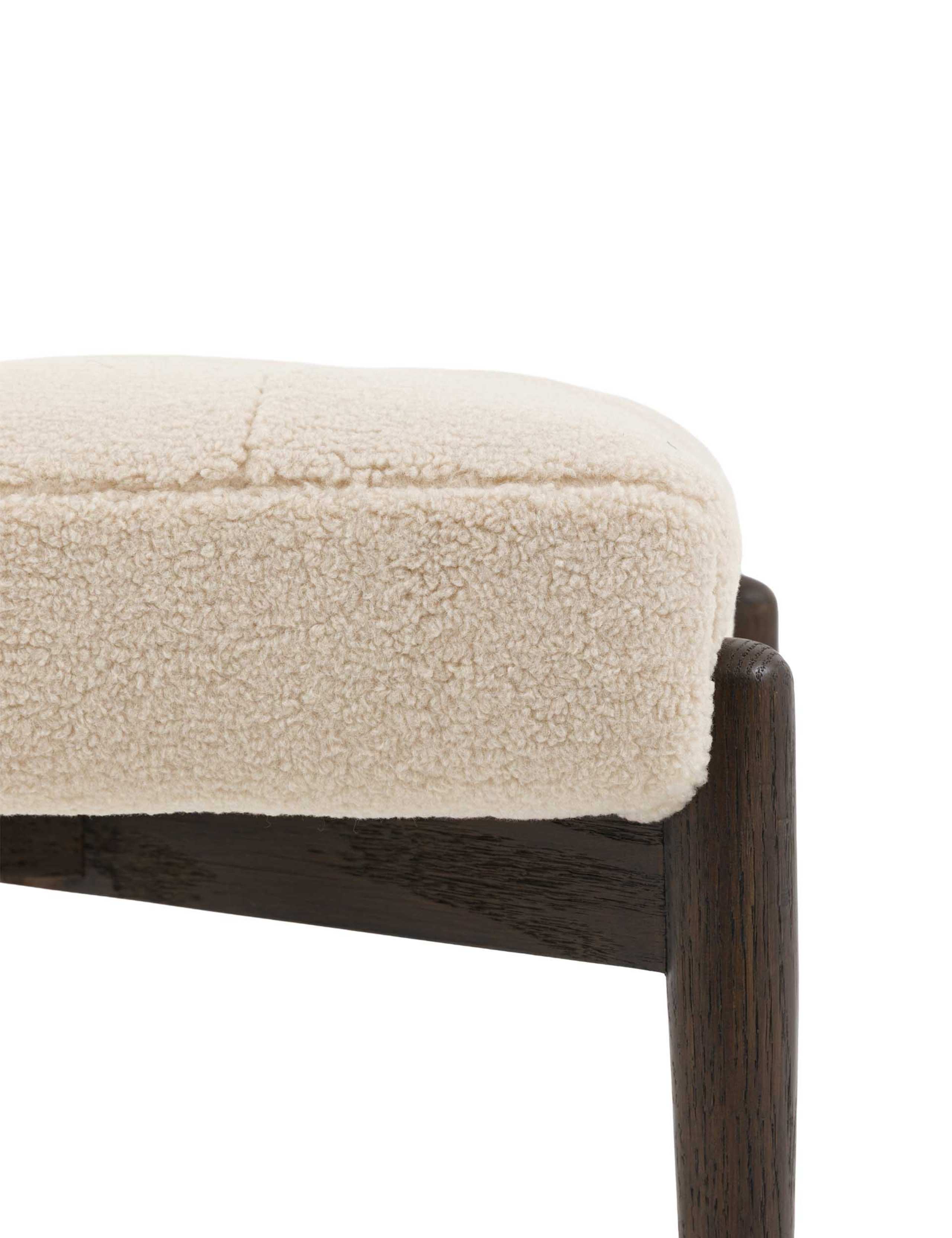 Humber Cream Faux Sheepskin Footstool 7 of 9