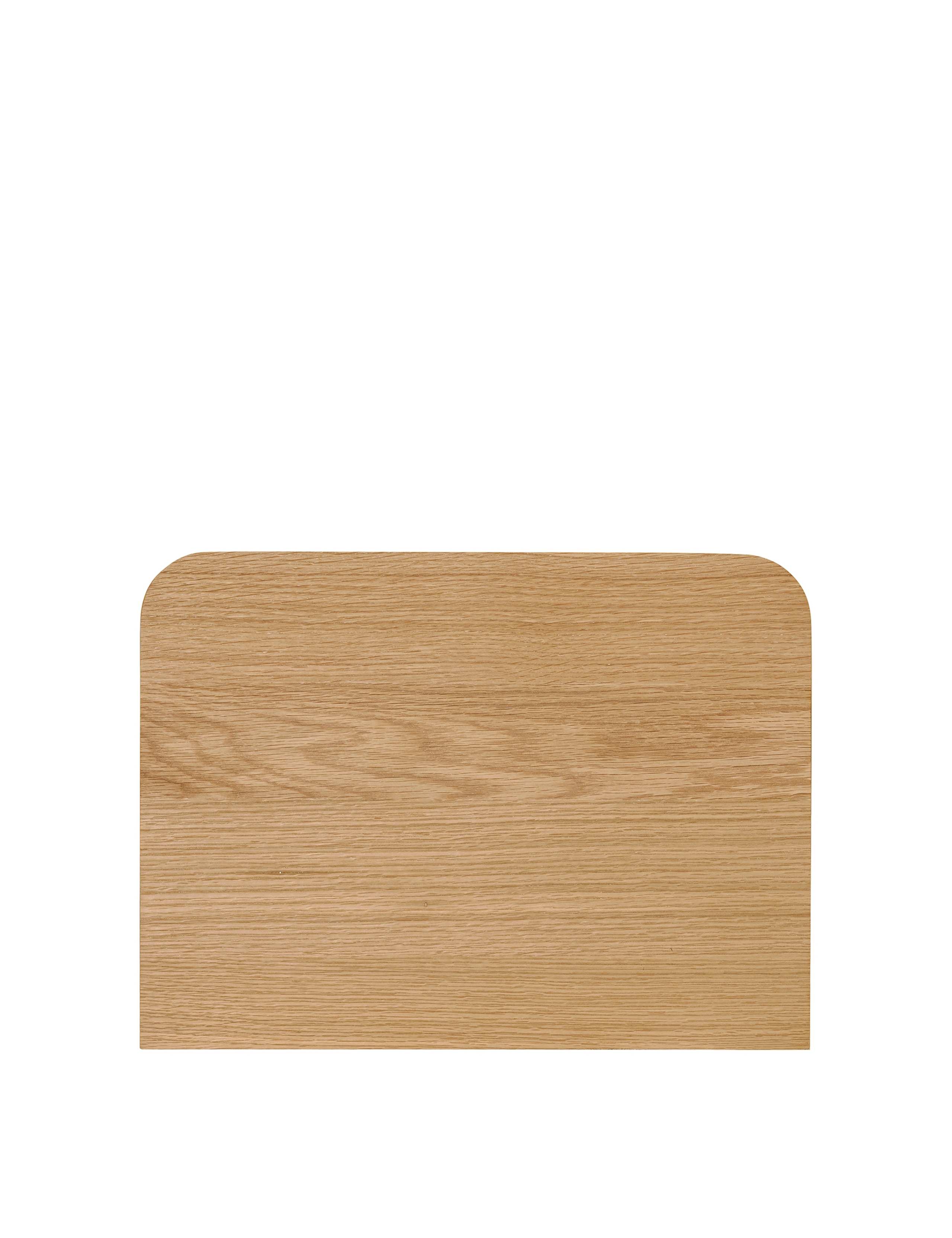 Soho Oak 3 Drawer Bedside Table 8 of 9