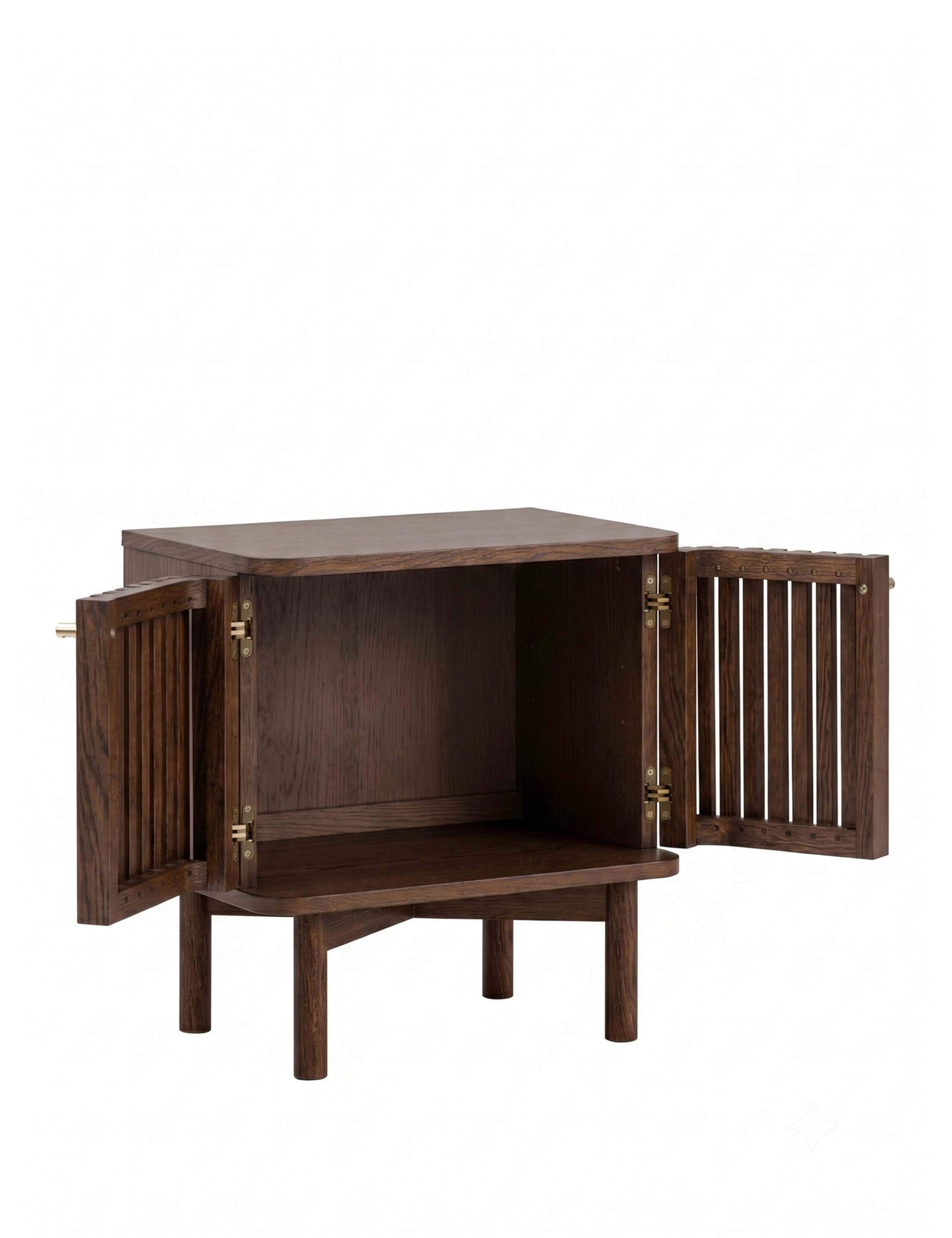Soho Oak Bedside Table 4 of 7