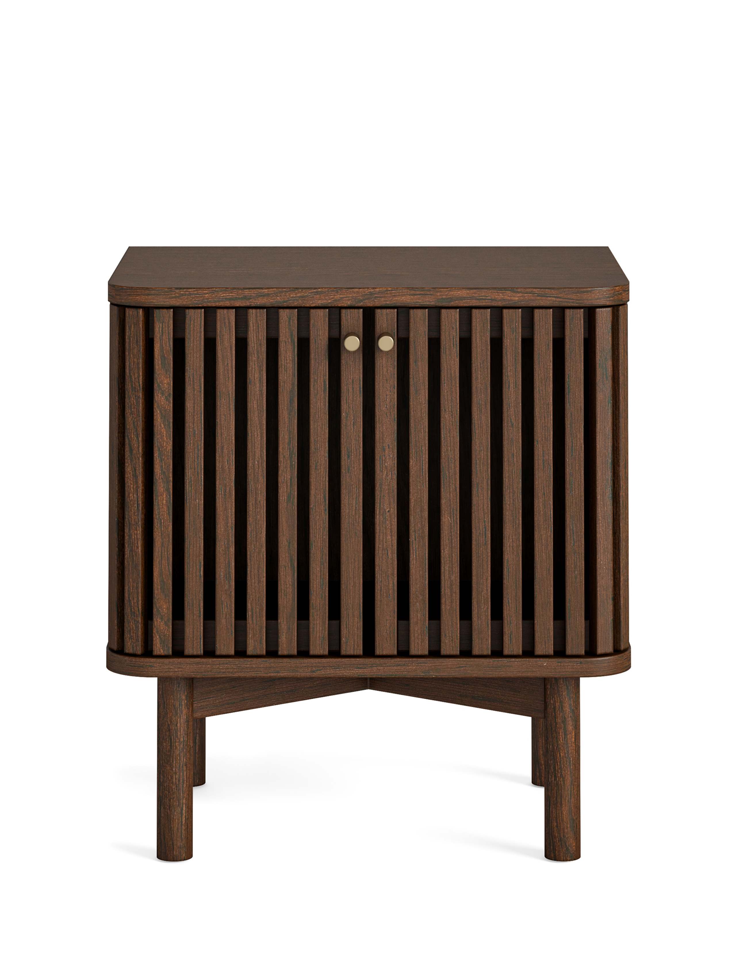 Soho Oak Bedside Table 2 of 7