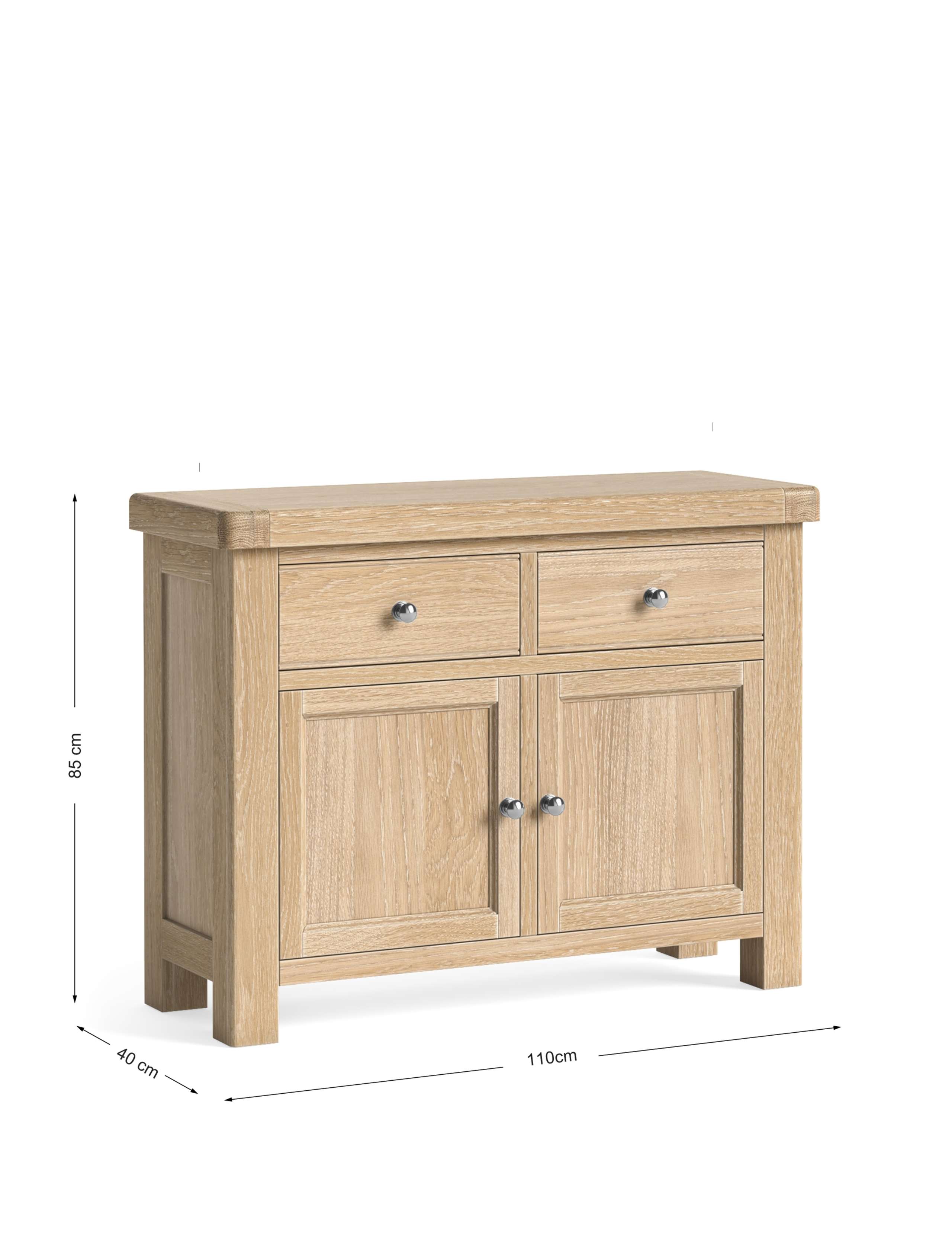 Normandy White Wash Small Sideboard 6 of 6