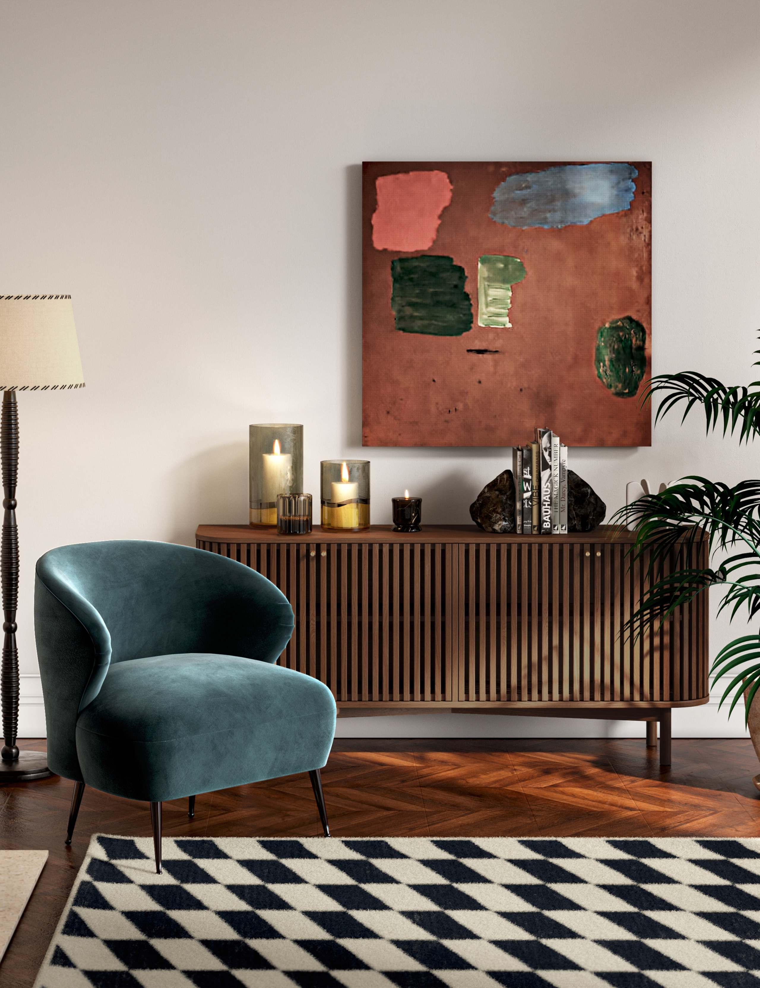 Soho Large 4 Door Sideboard 1 of 7