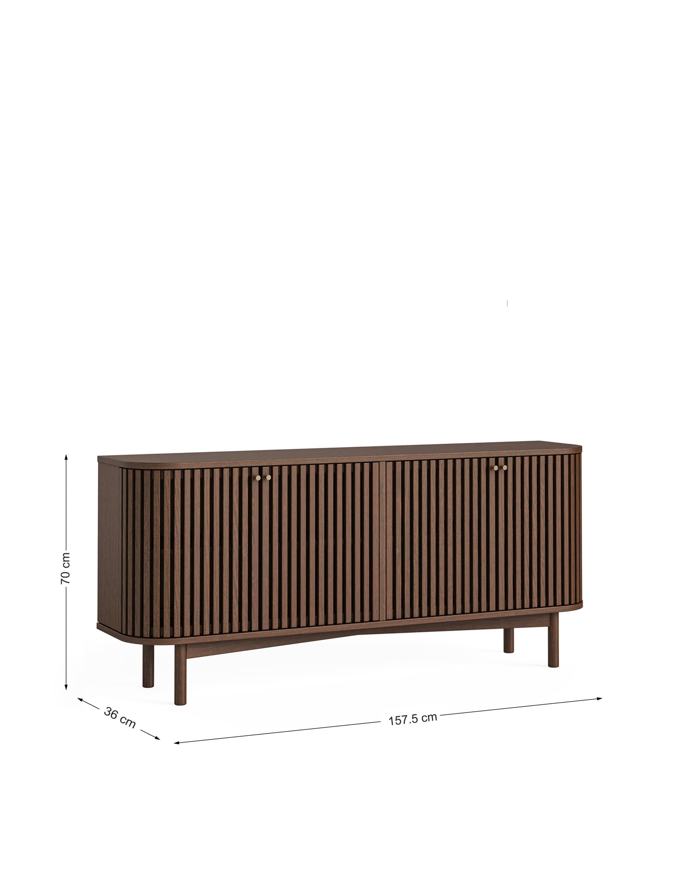 Soho Large 4 Door Sideboard 7 of 7