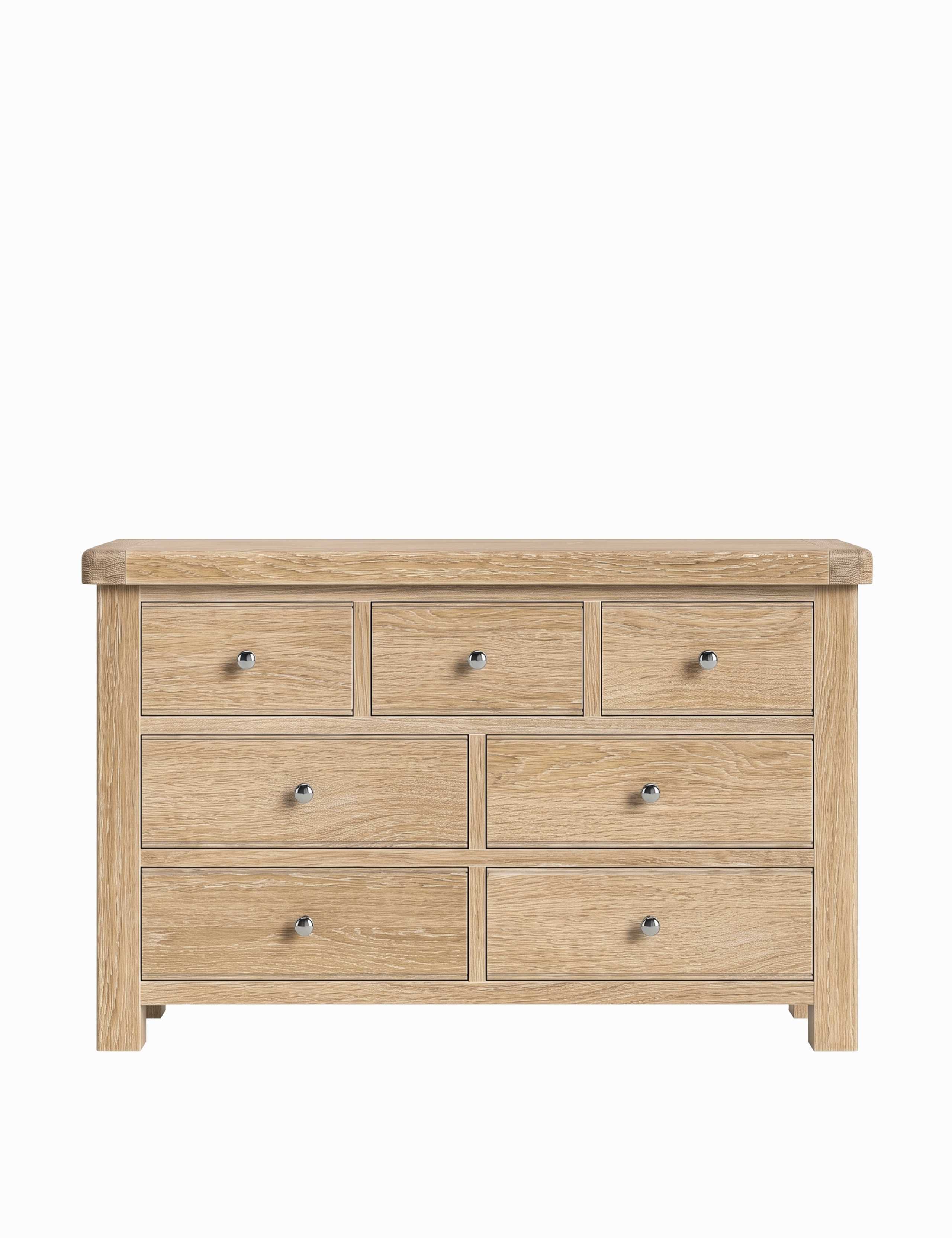 Normandy Oak 7 Drawer Chest 2 of 7