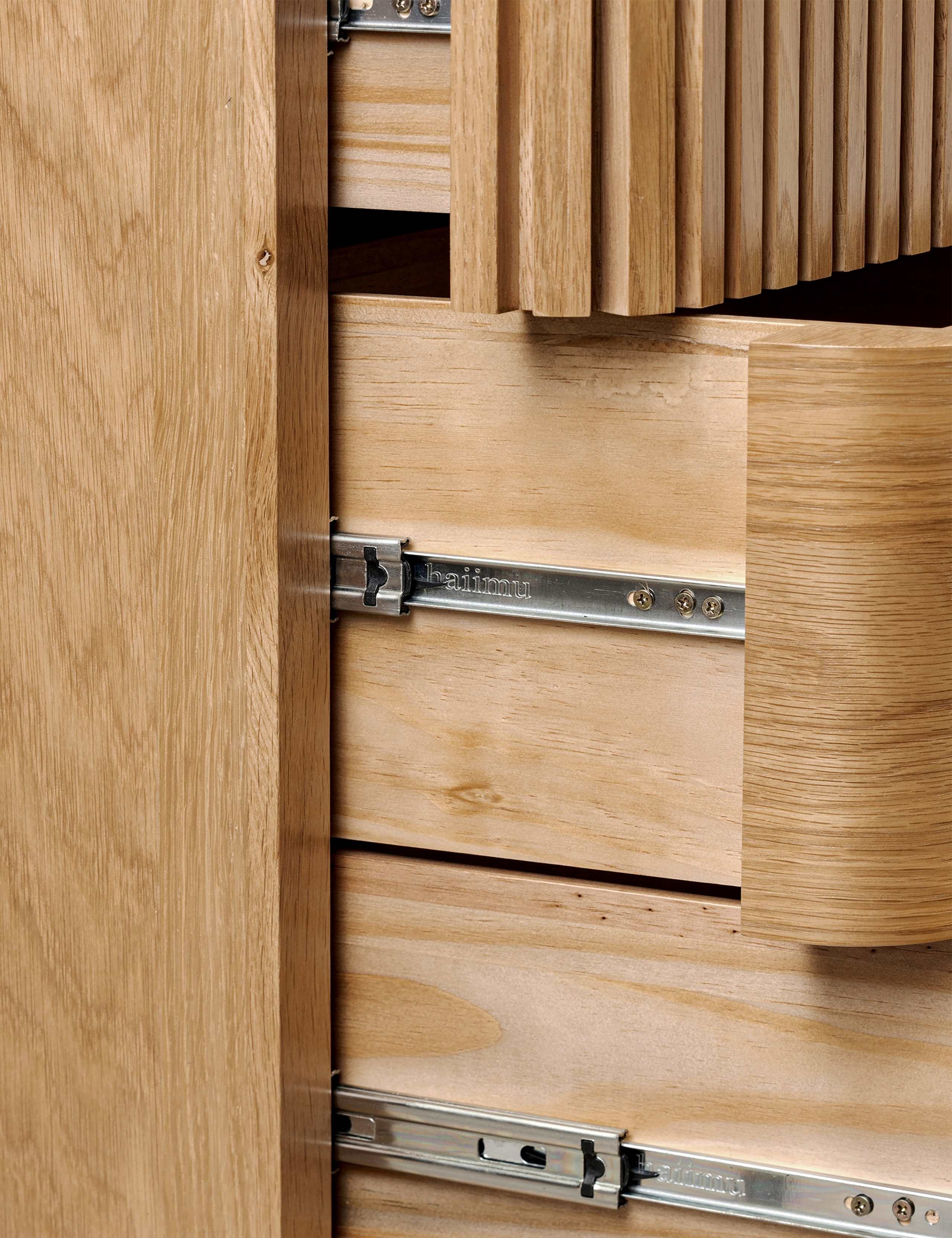 Soho Oak 6 Drawer Chest 5 of 11
