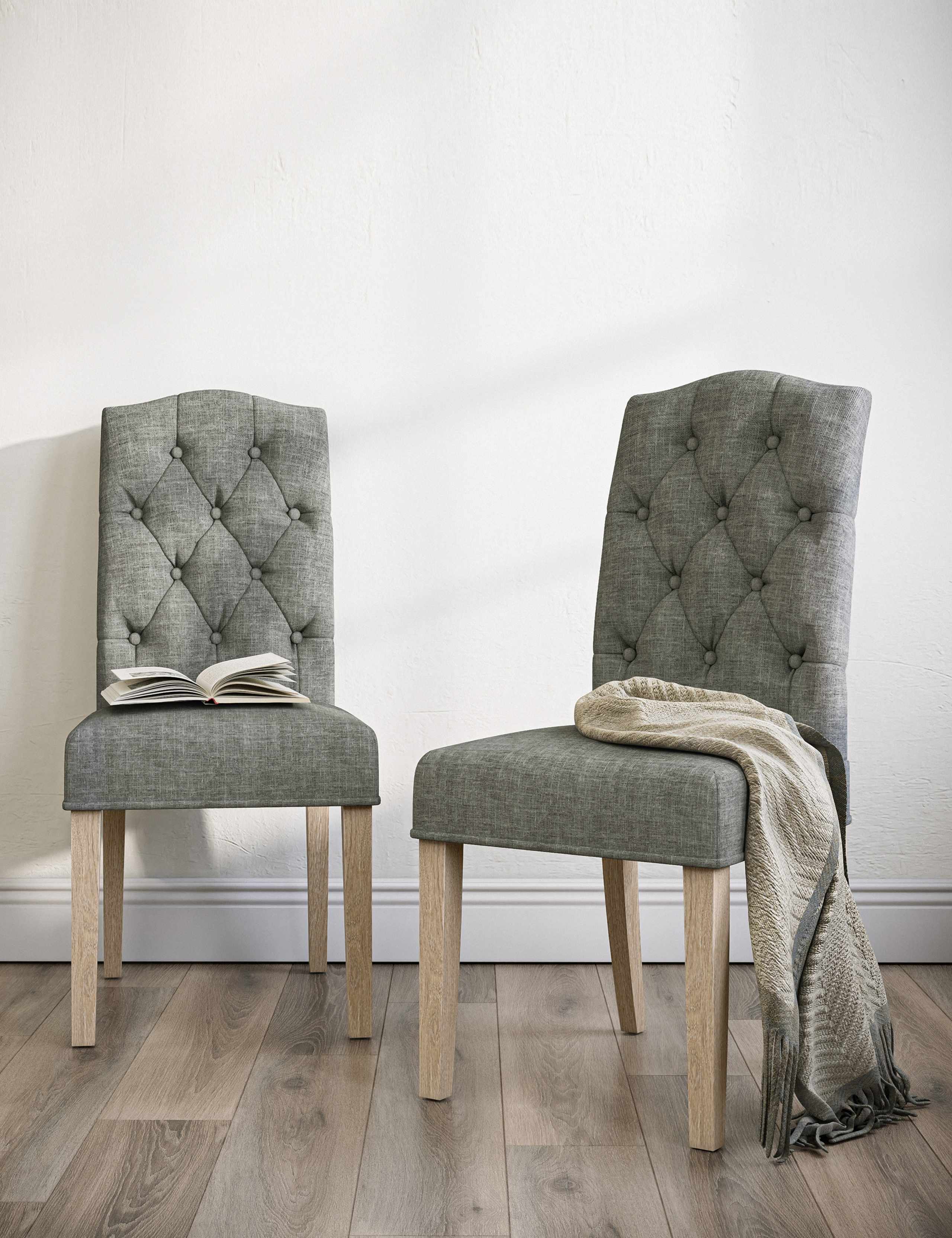 Set of 2 Chelsea Dining Chairs 1 of 6