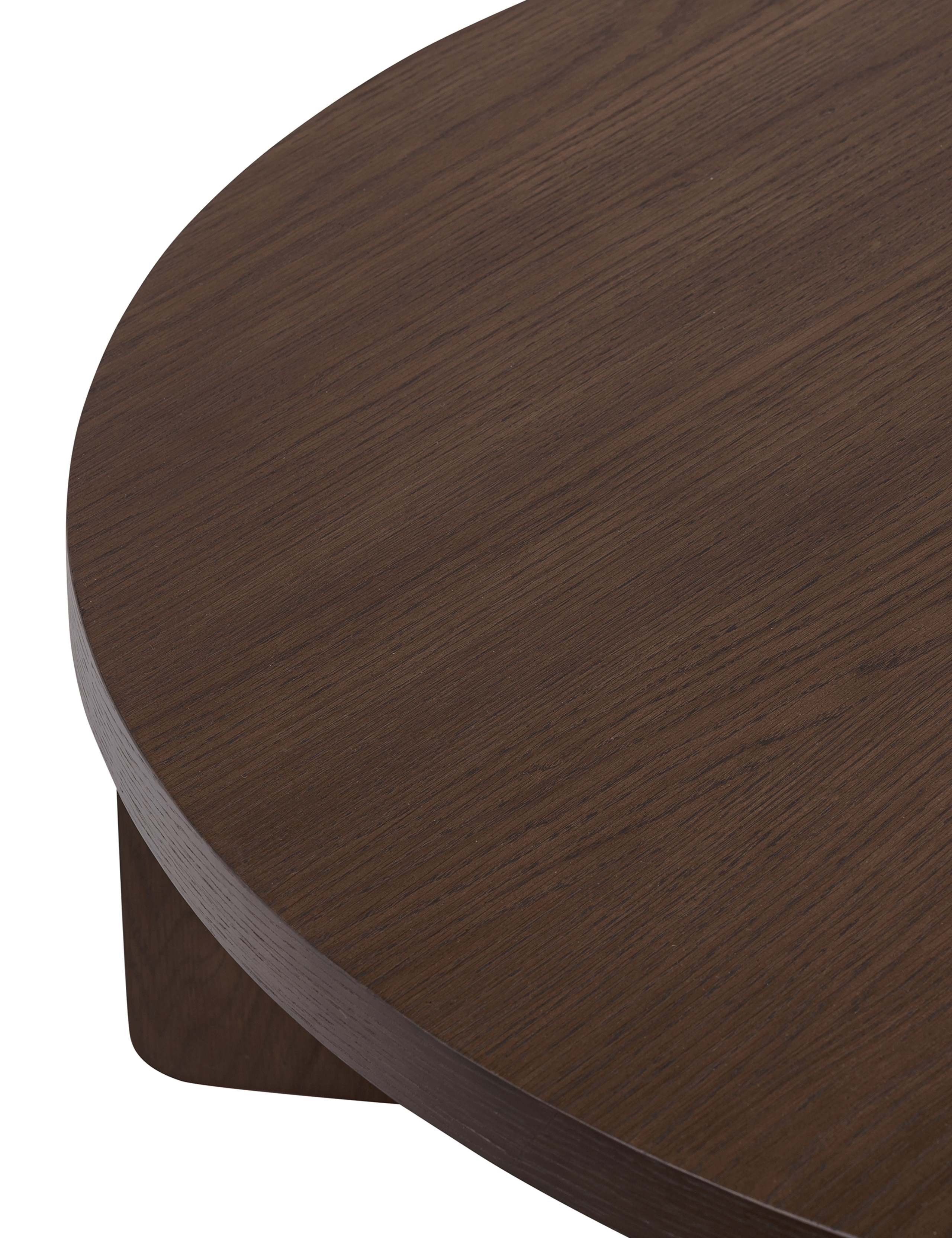 California Round Oak Coffee Table 4 of 7