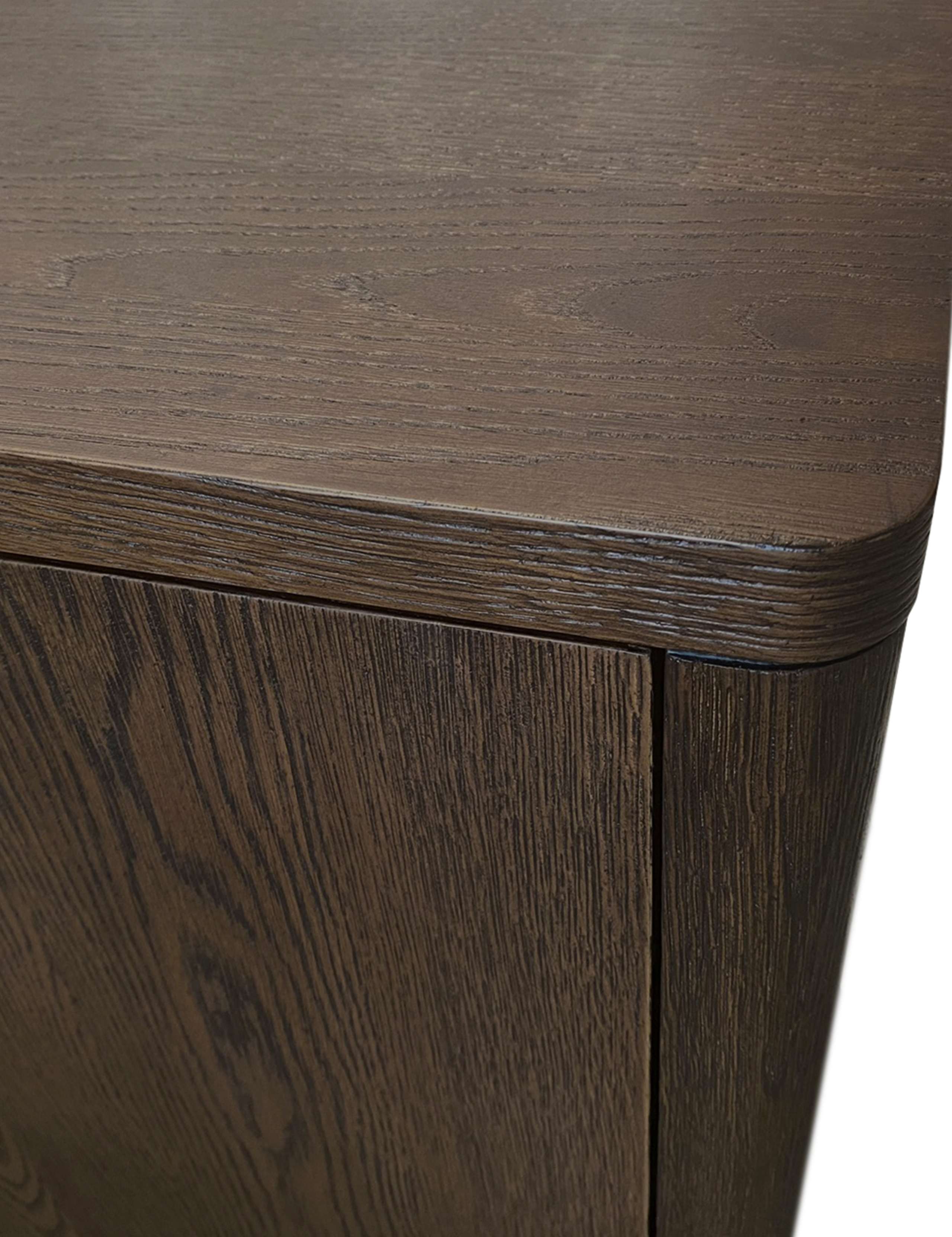 California Oak Walnut Finish Media Unit 3 of 8