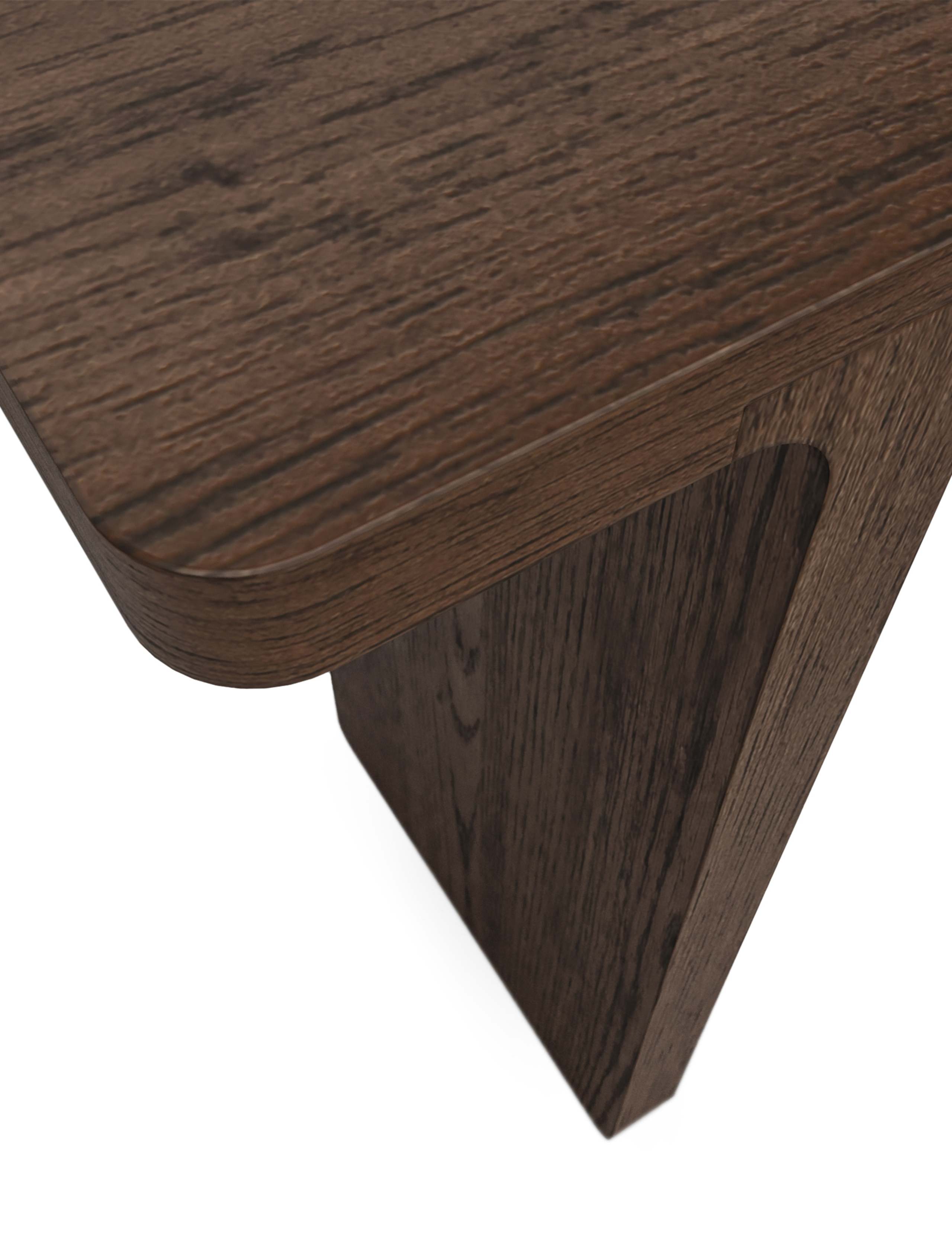 California Oak Console Table 3 of 7