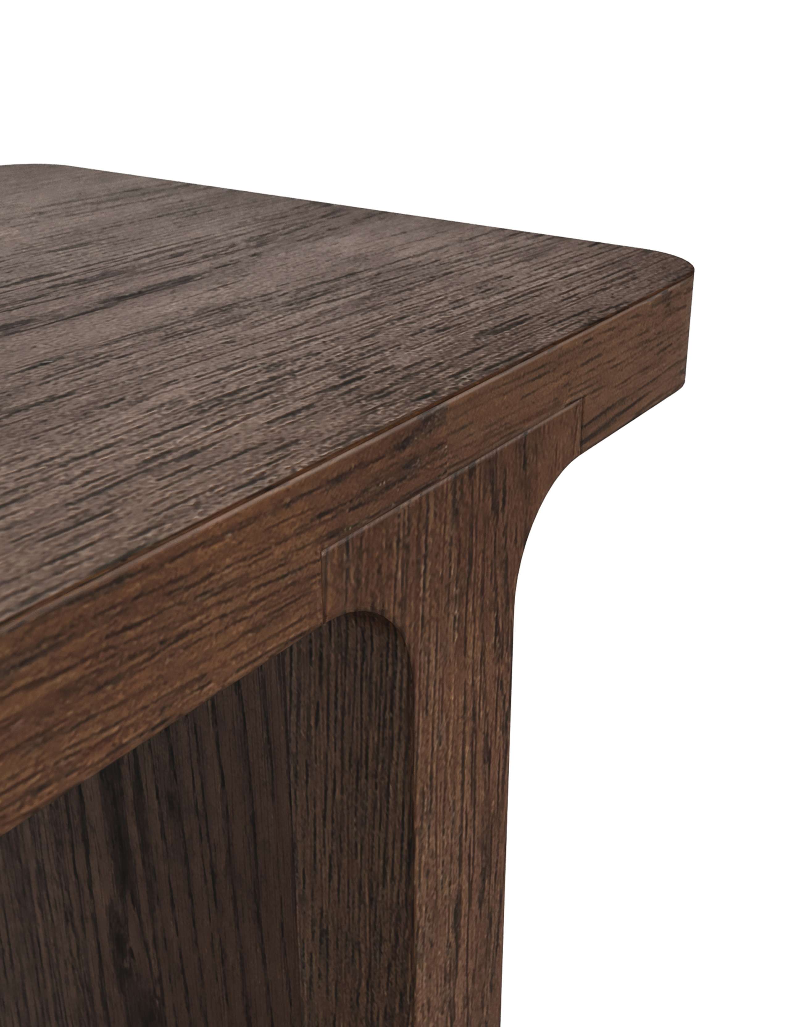 California Oak Console Table 4 of 7