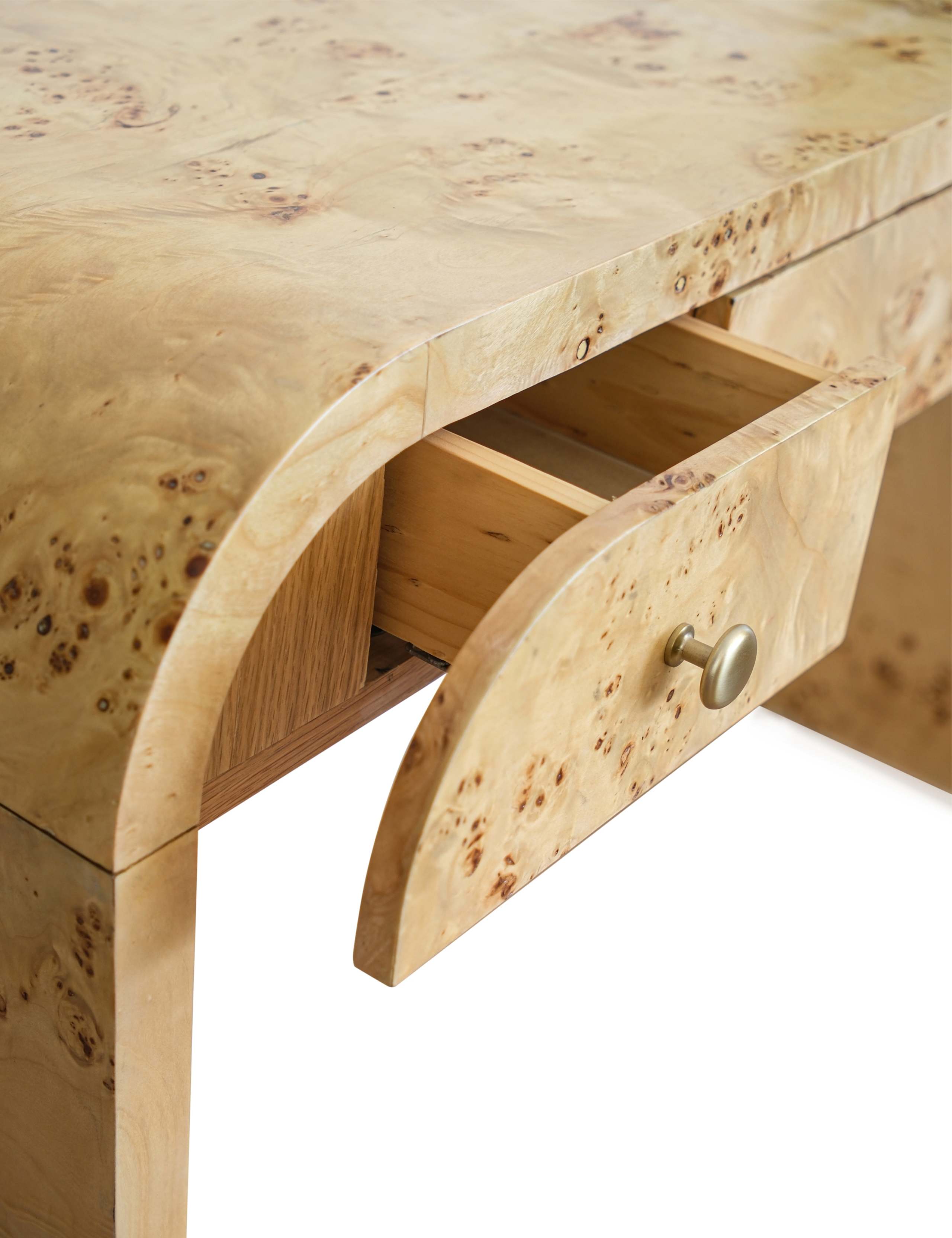 Lucca Walnut Console Table 5 of 8
