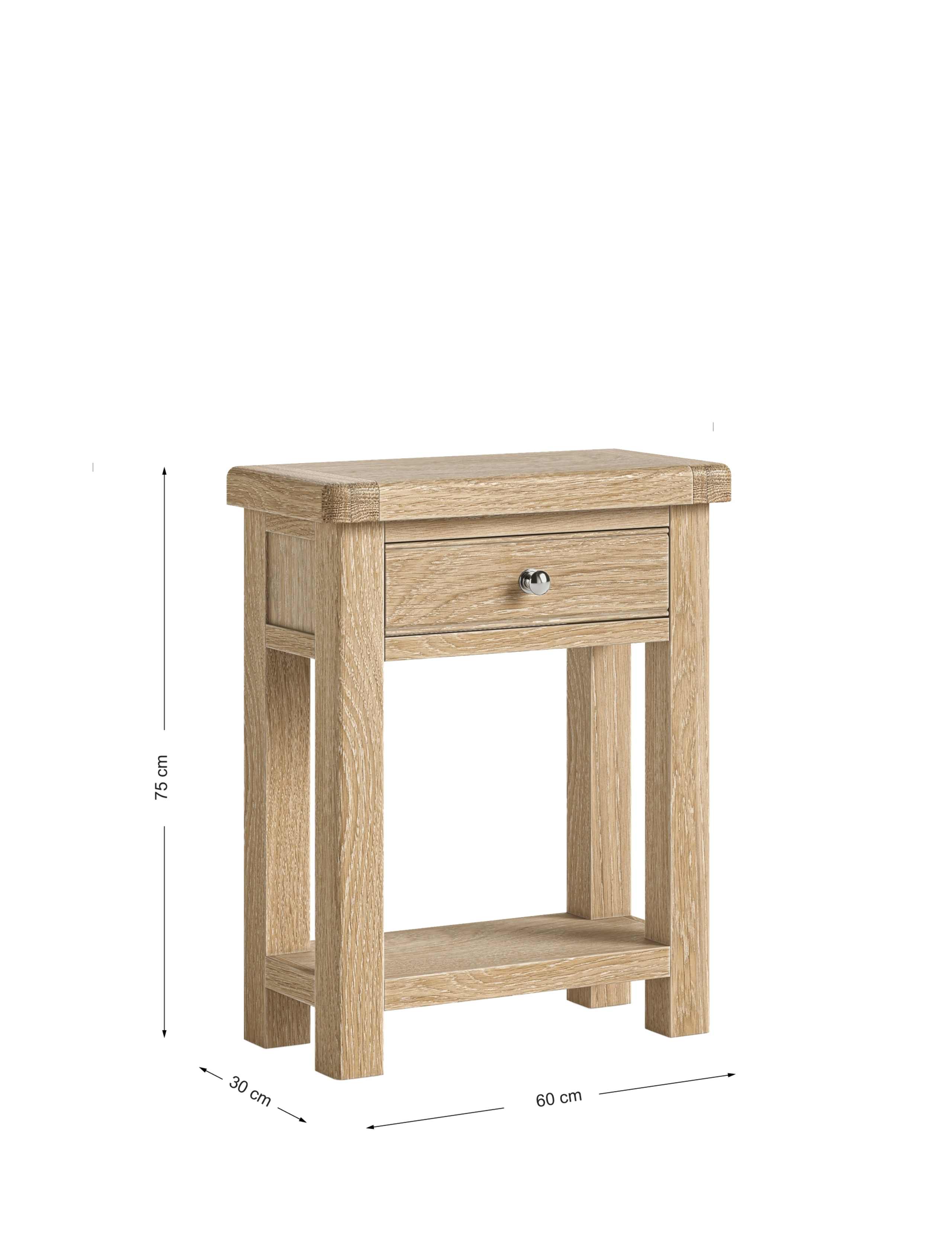 Normandy Oak Telephone Table 7 of 7