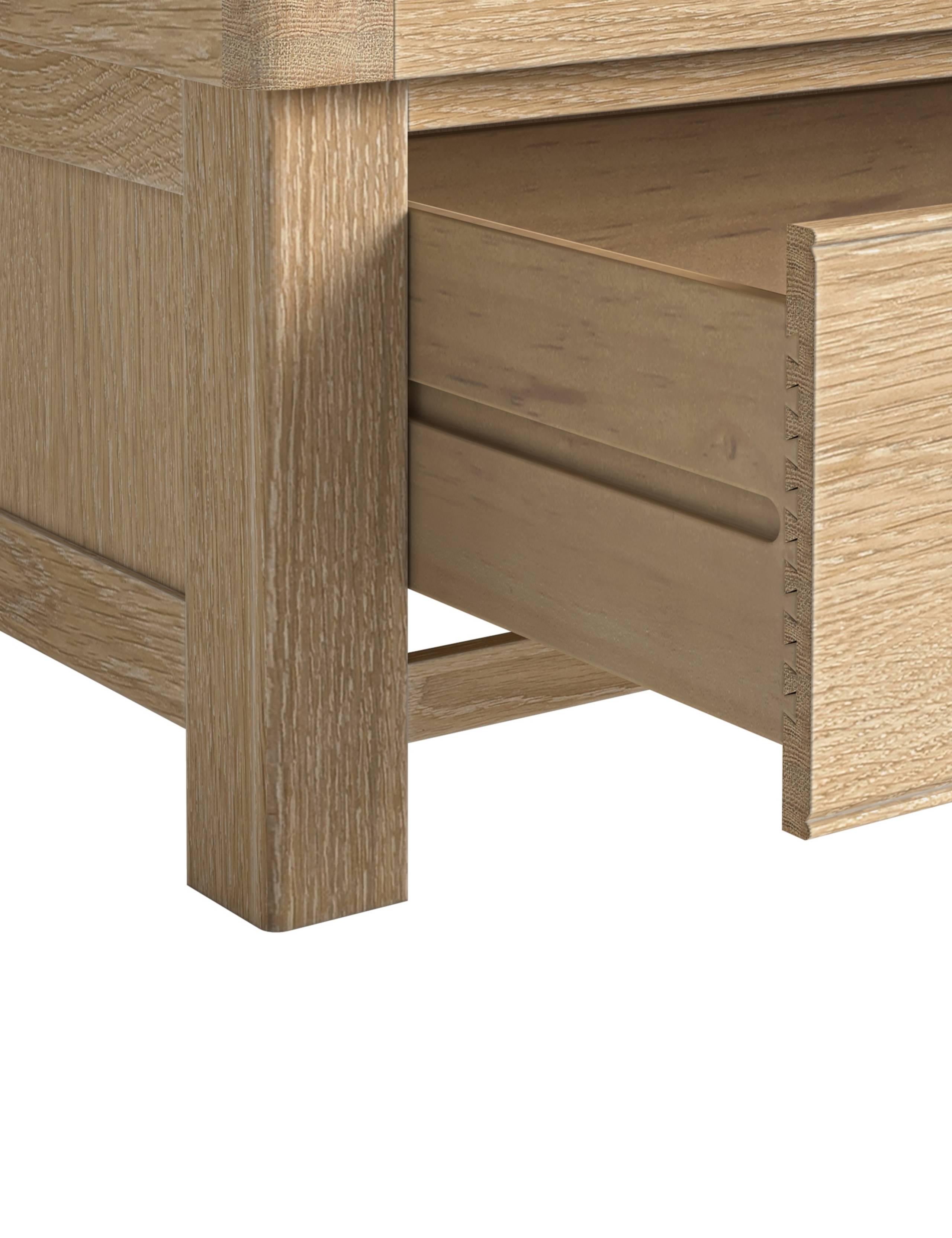 Normandy White Wash Triple Wardrobe 4 of 6