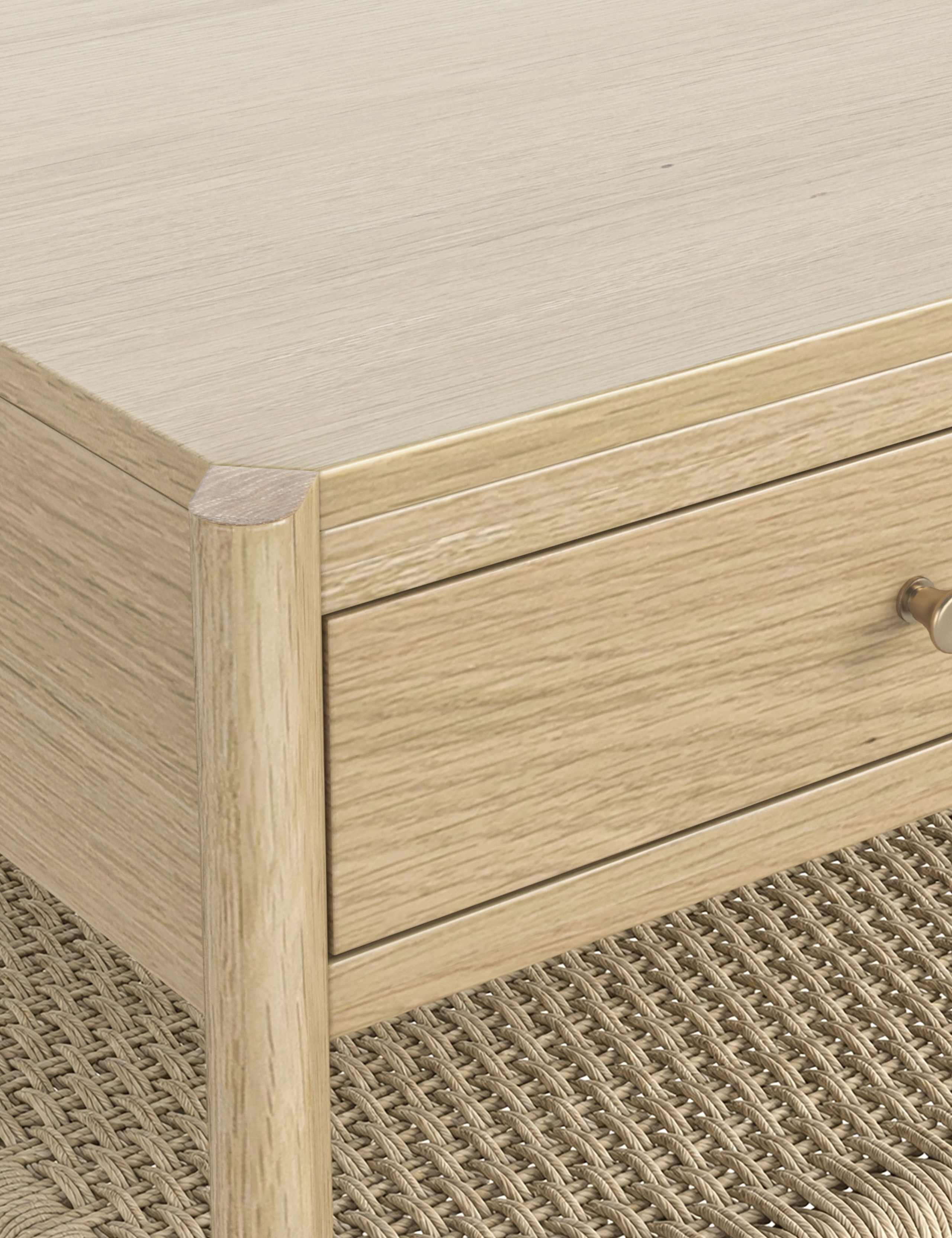 Sicily Oak Veneer Storage Coffee Table 5 of 7