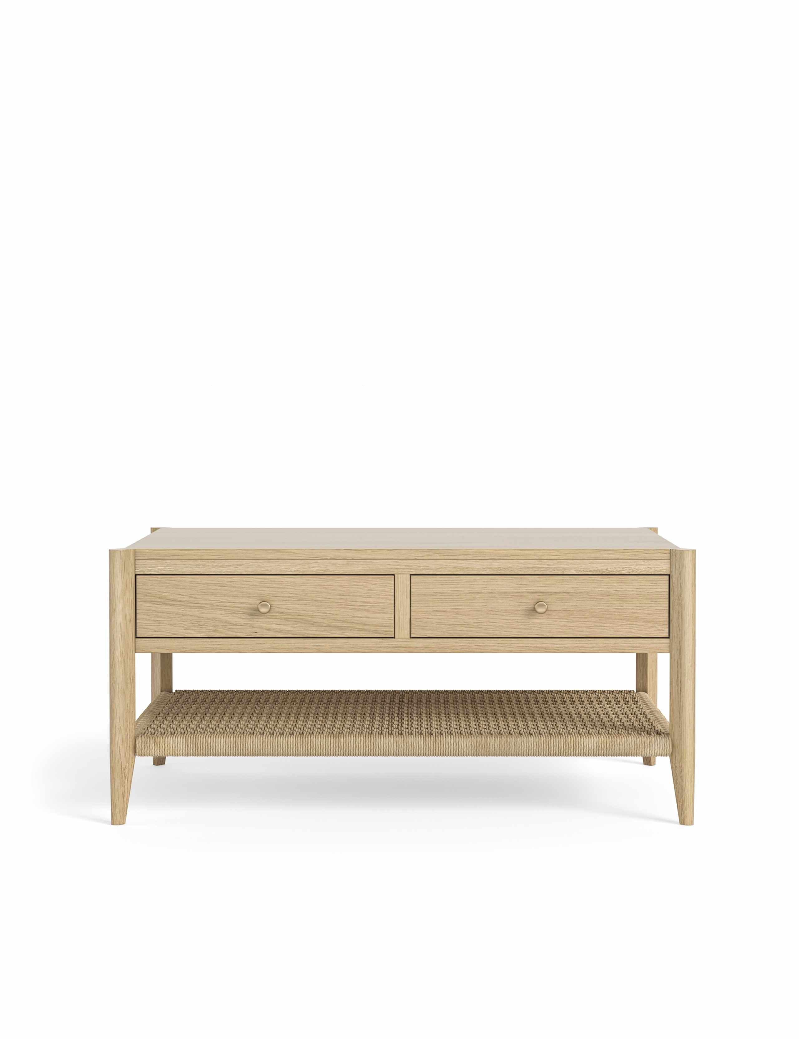 Sicily Oak Veneer Storage Coffee Table 2 of 7