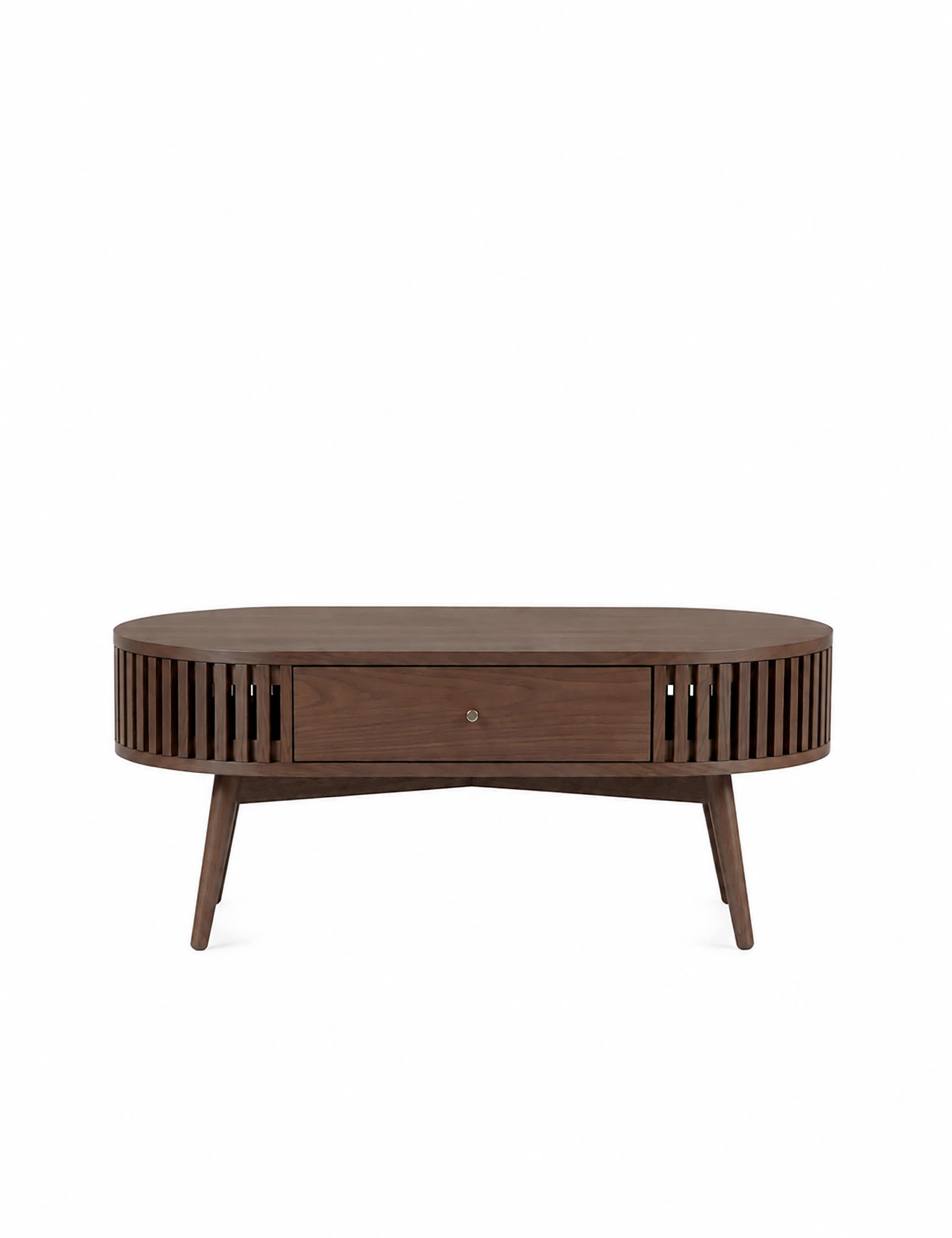 Soho Oval Storage Coffee Table 2 of 10