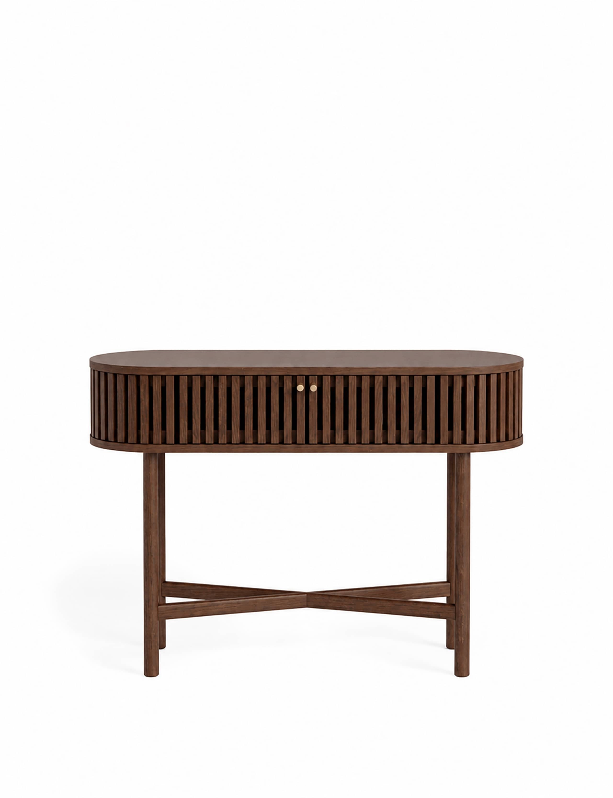 Soho Oval Storage Console Table 2 of 7