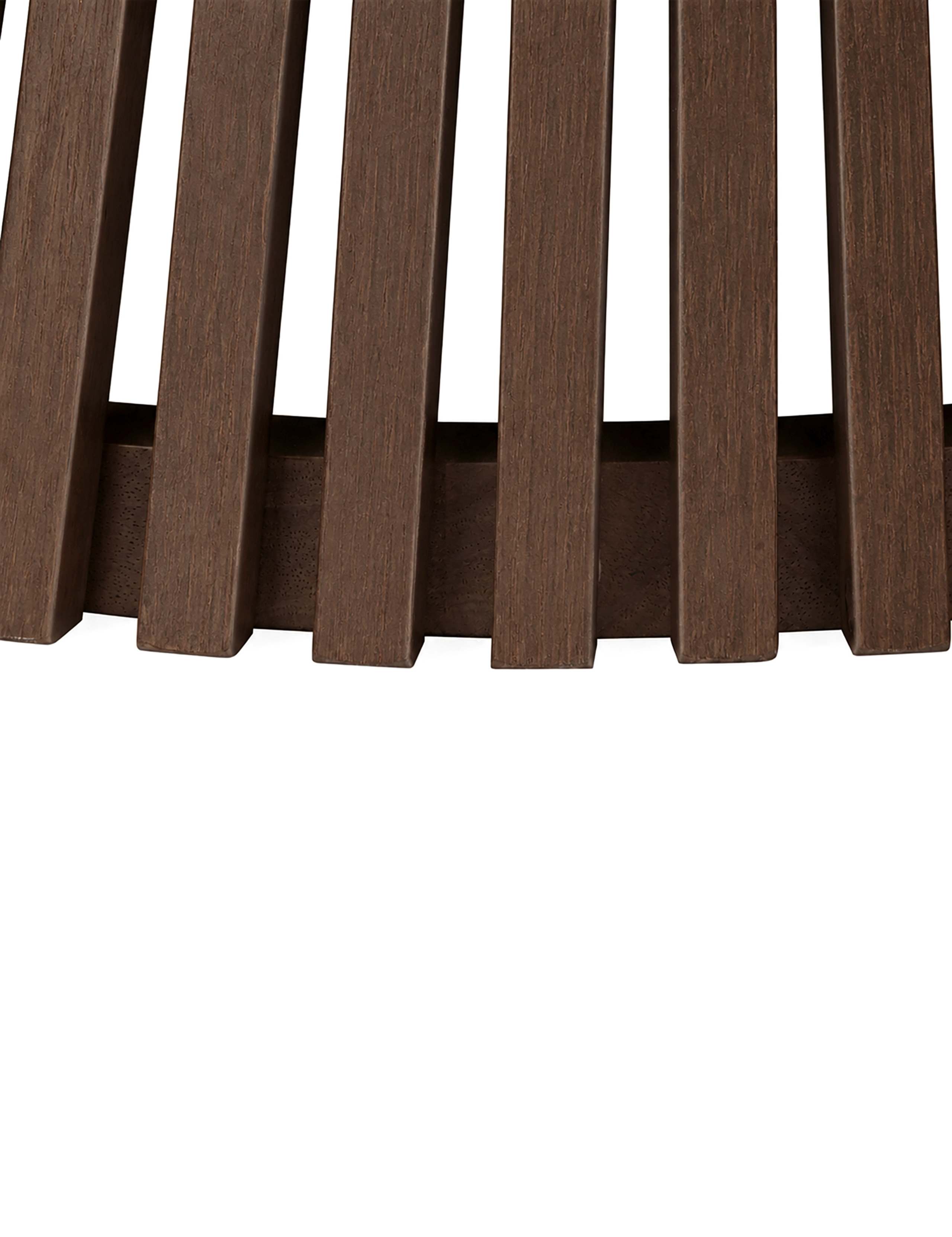 Soho Round Slatted Coffee Table 6 of 7