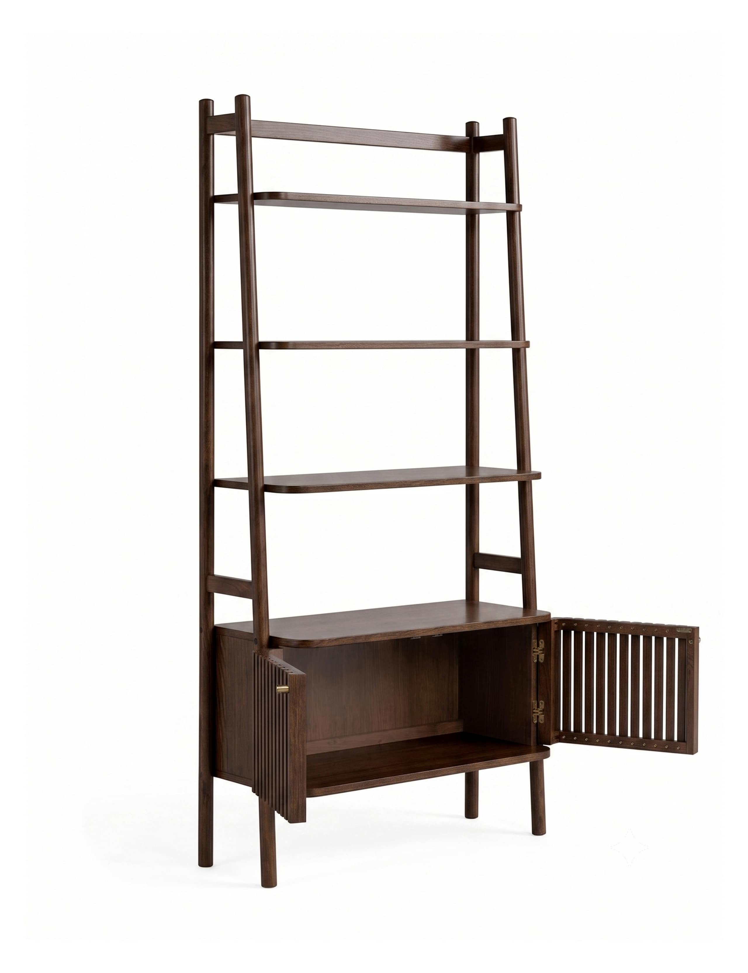 Soho Large Oak Veneer Bookcase 4 of 8