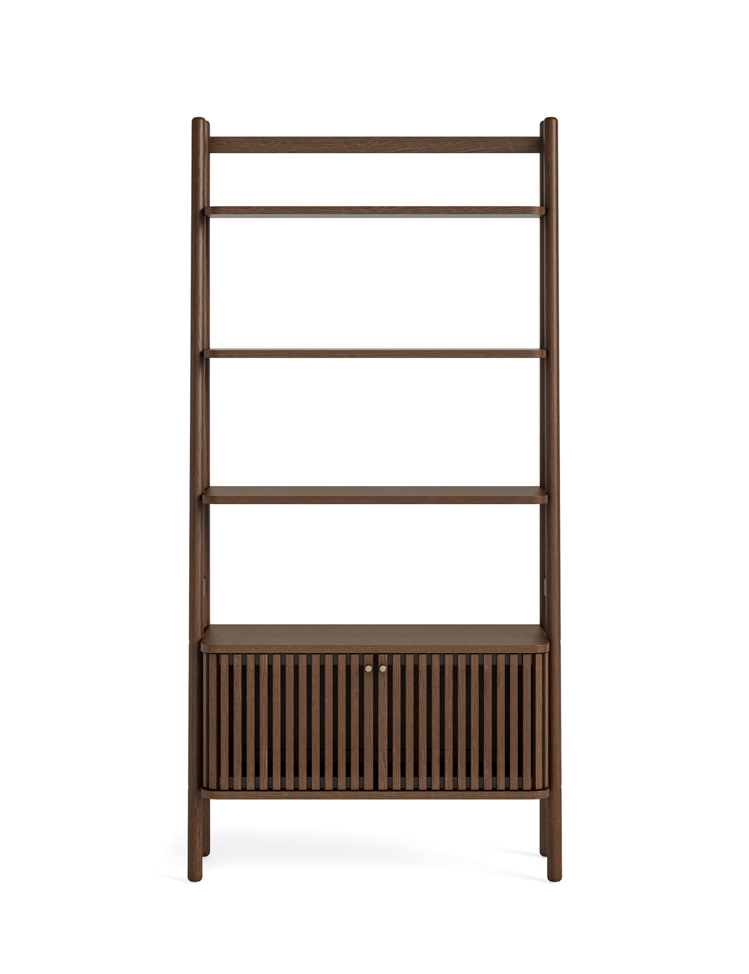 Soho Large Oak Veneer Bookcase 2 of 8