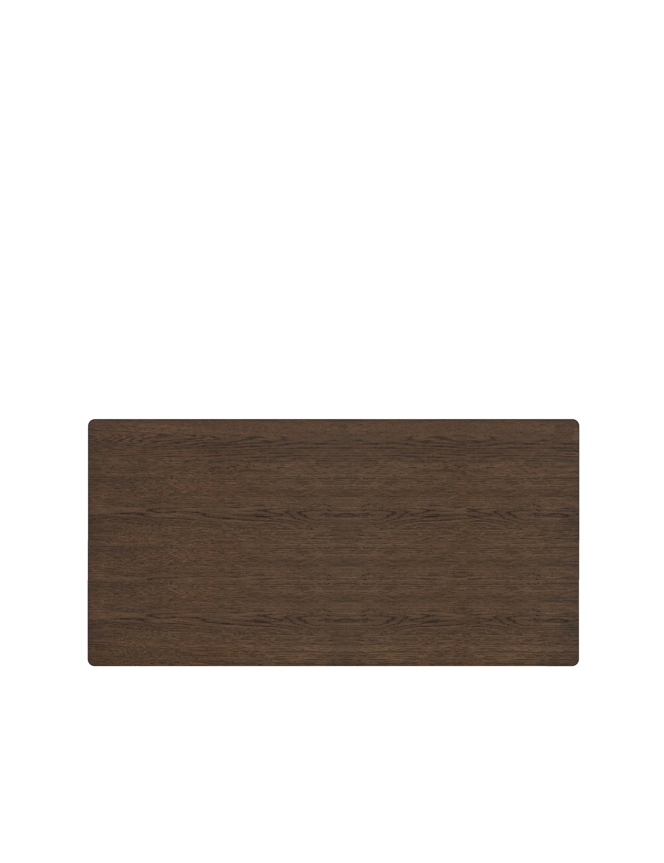 California Oak Walnut Finish Dining Table 4 of 6