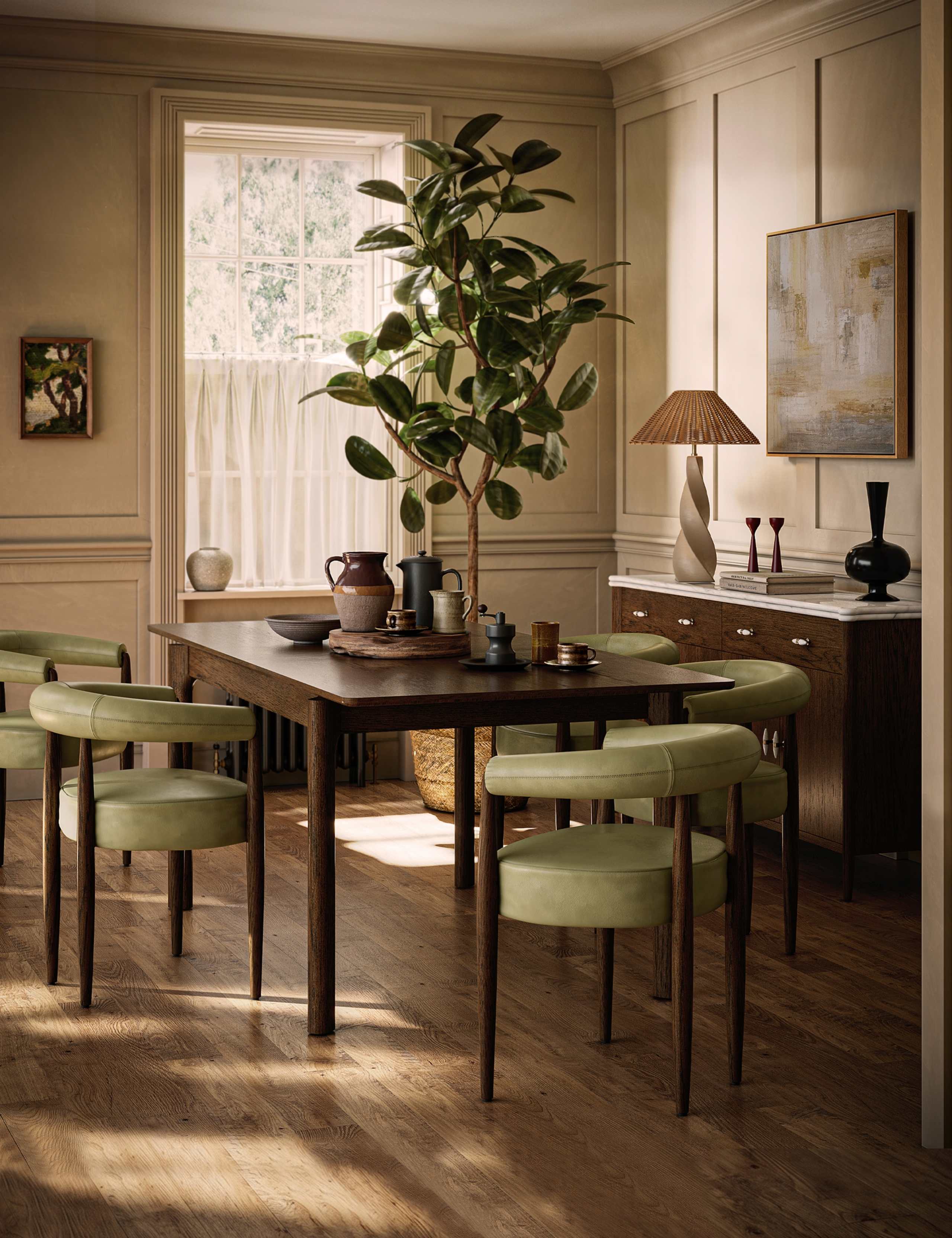 Florence Large Extendable Dining Table 1 of 6