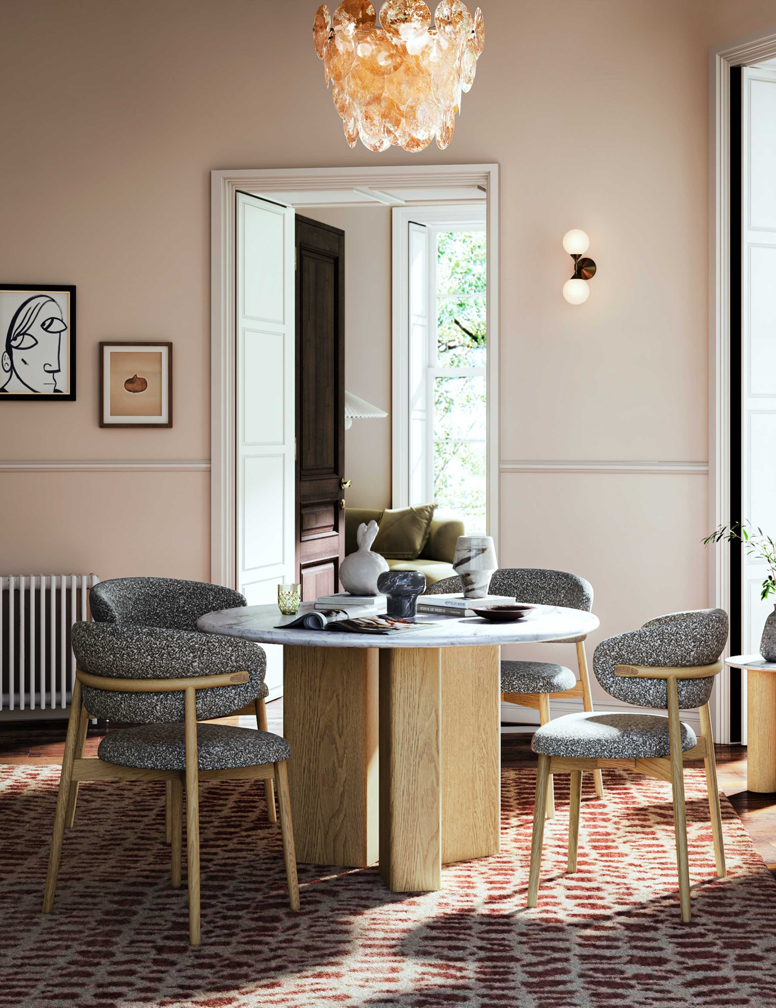 Phoenix Round Dining Table 1 of 3