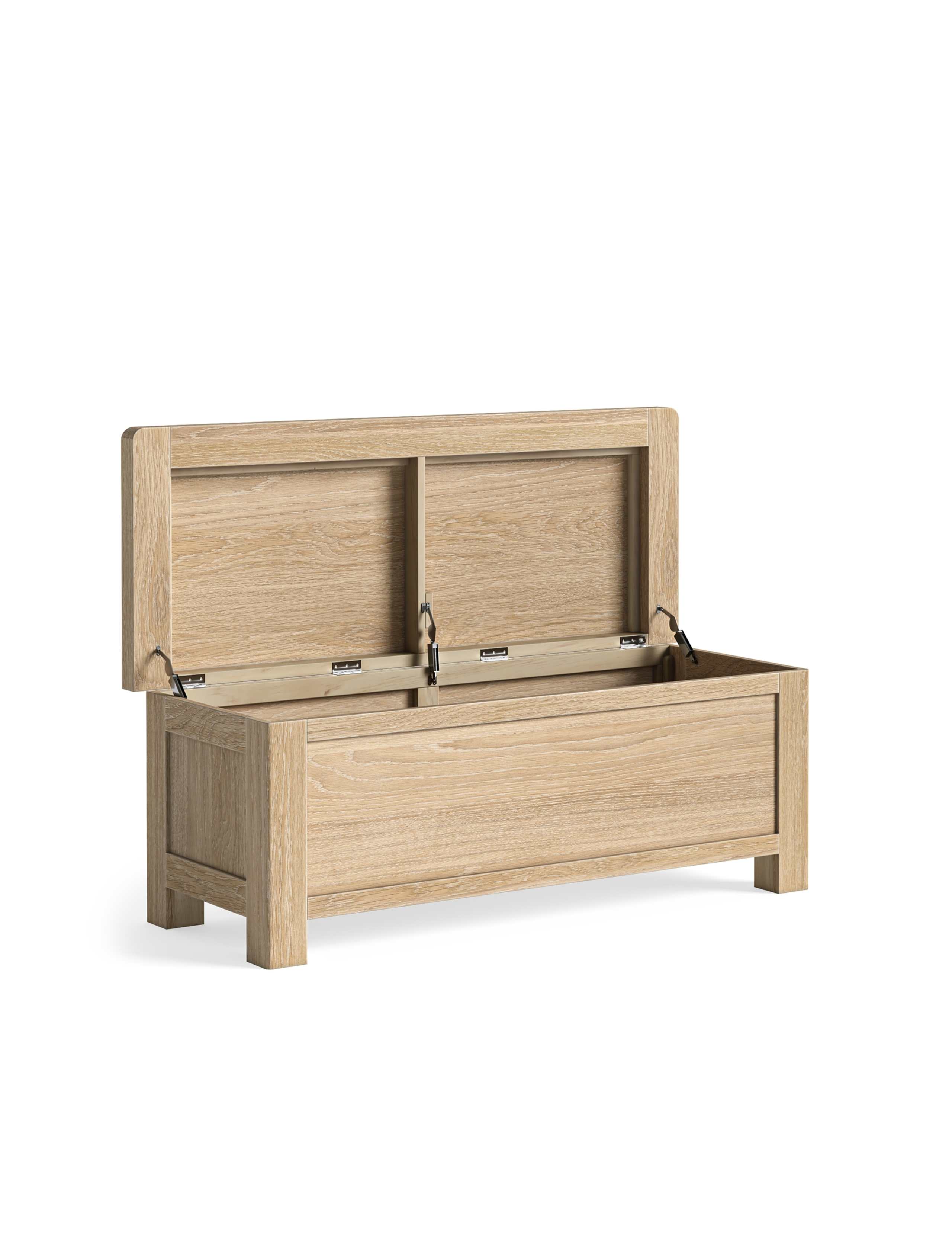 Normandy Oak Blanket Box 3 of 7