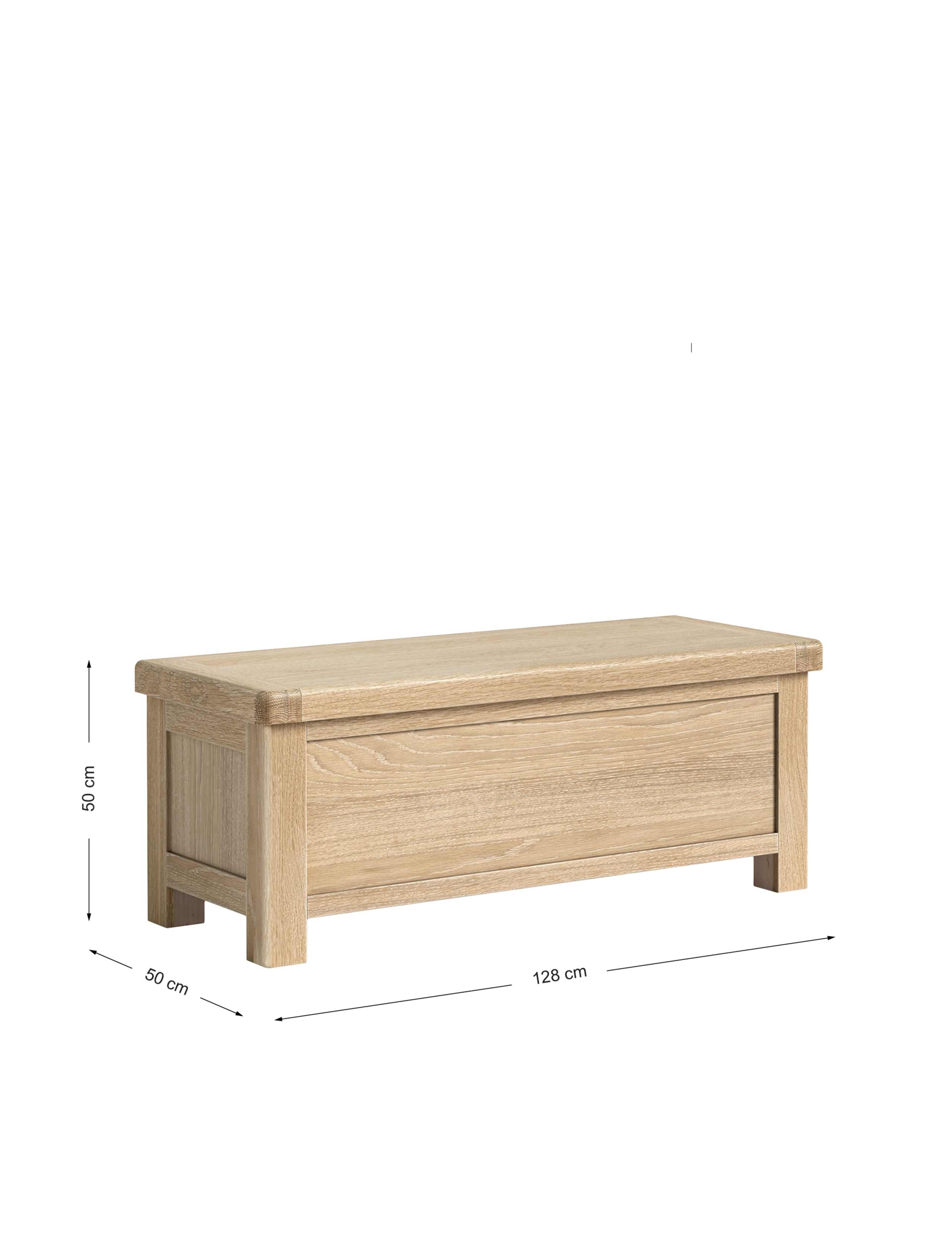 Normandy Oak Blanket Box 7 of 7