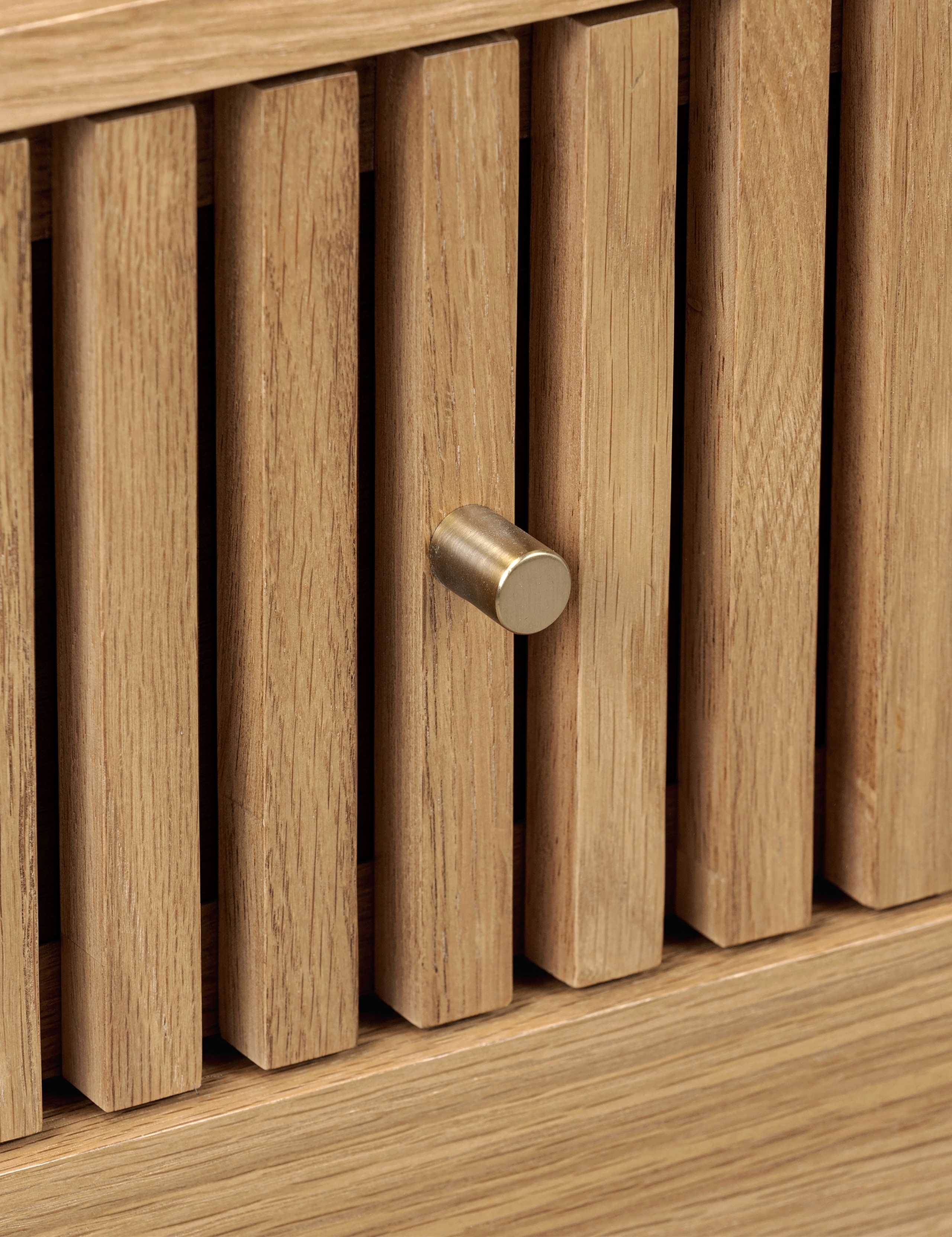 Soho Oak Veneer 3 Drawer Chest 3 of 10