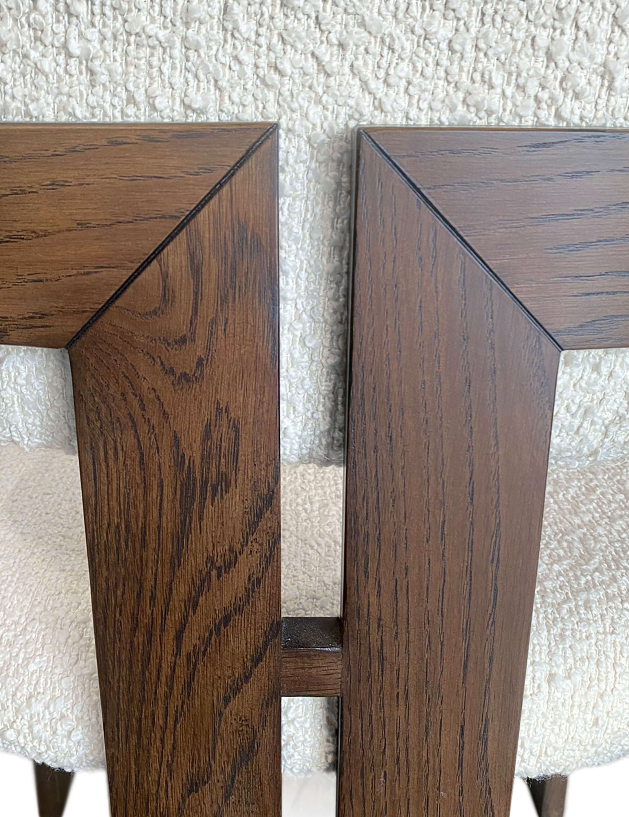 California Boucle Dining Chair 7 of 8