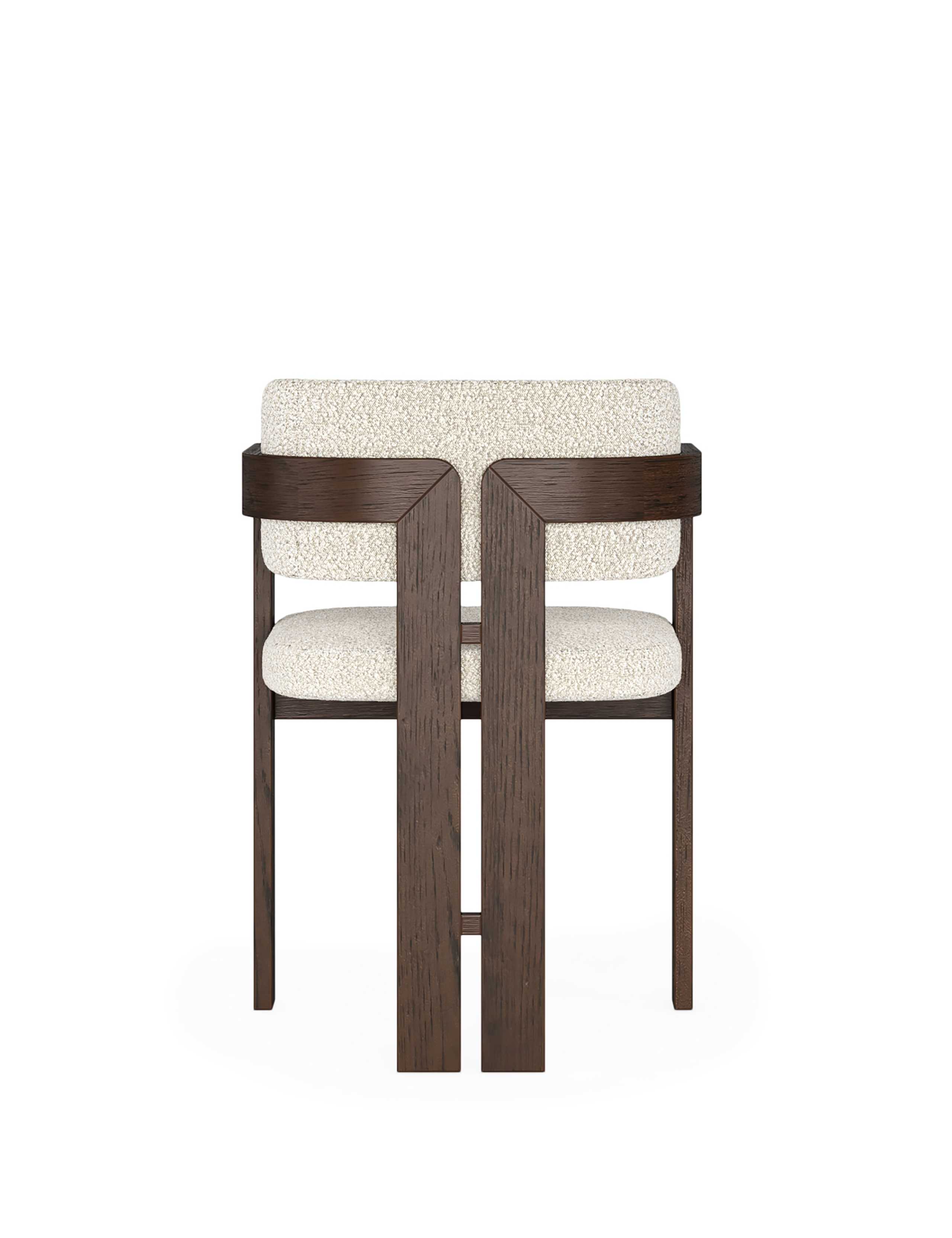 California Boucle Dining Chair 2 of 8