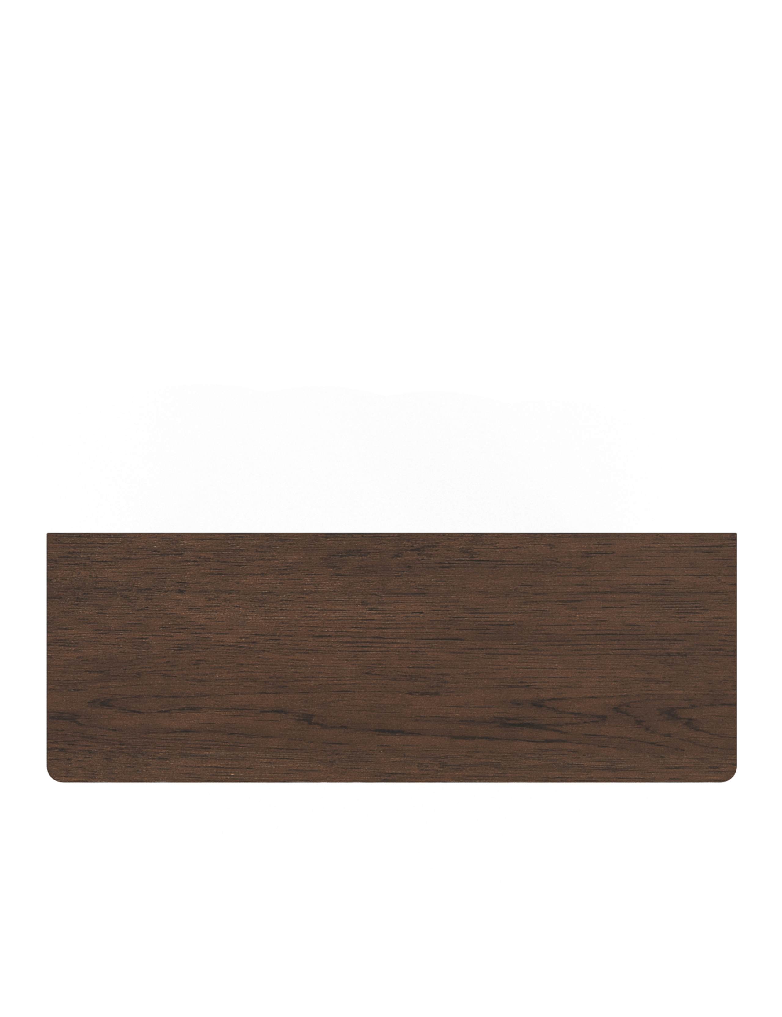 California Oak Walnut Finish Small Sideboard 7 of 8