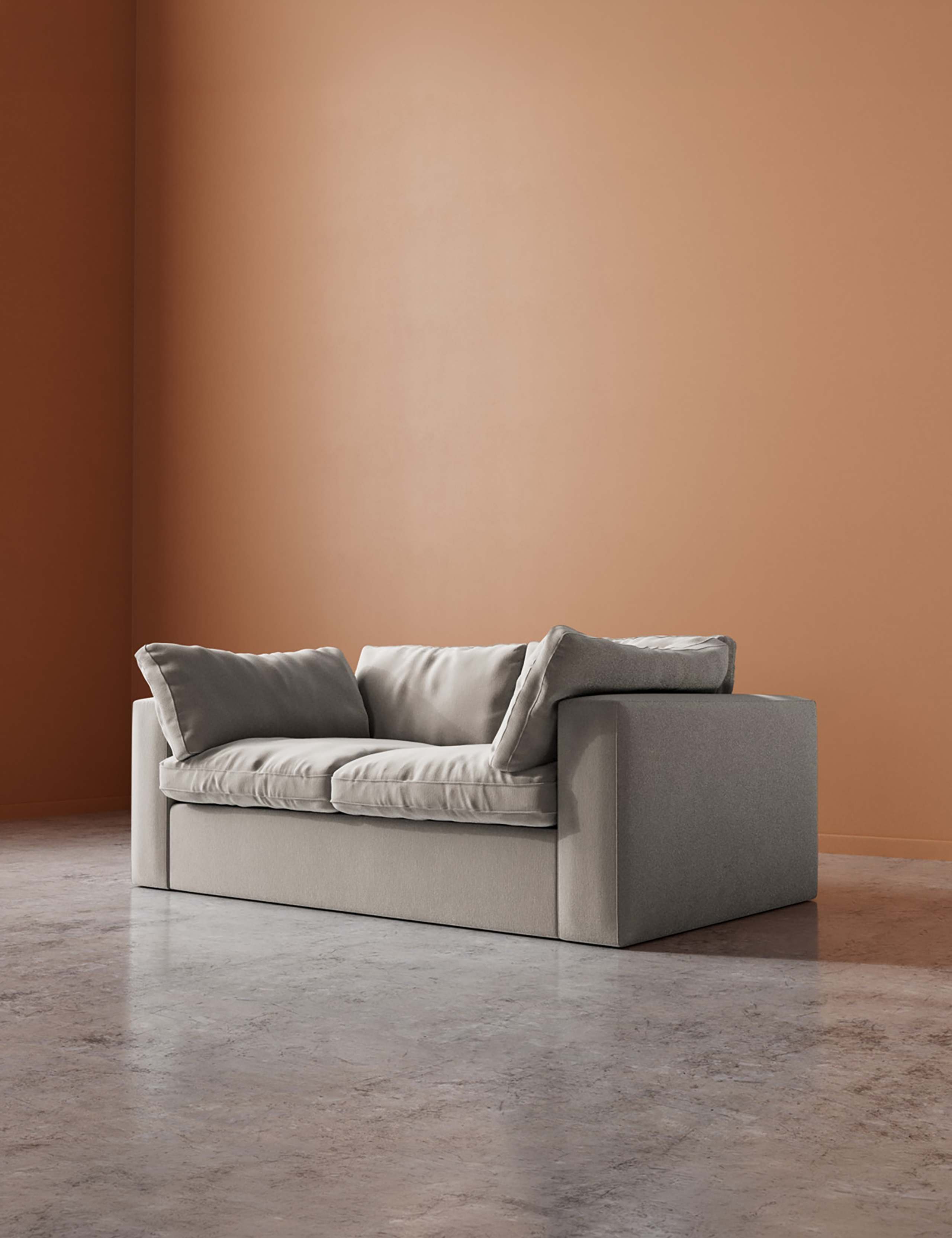 Crushed Velvet 2 Seater Sofa 5 of 6